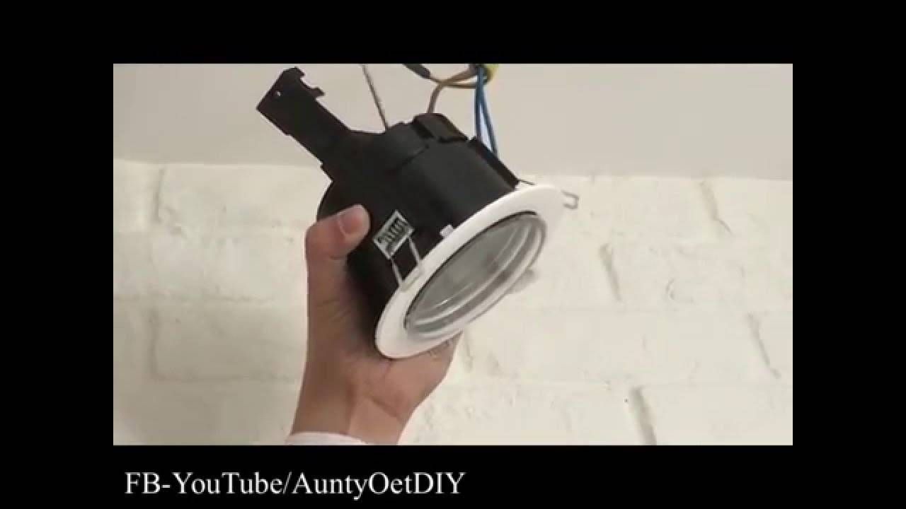 Diy – How To Fix Ikea Haggum Downlights Within 12mins! – Youtube With Ikea Recessed Lighting (View 9 of 15)