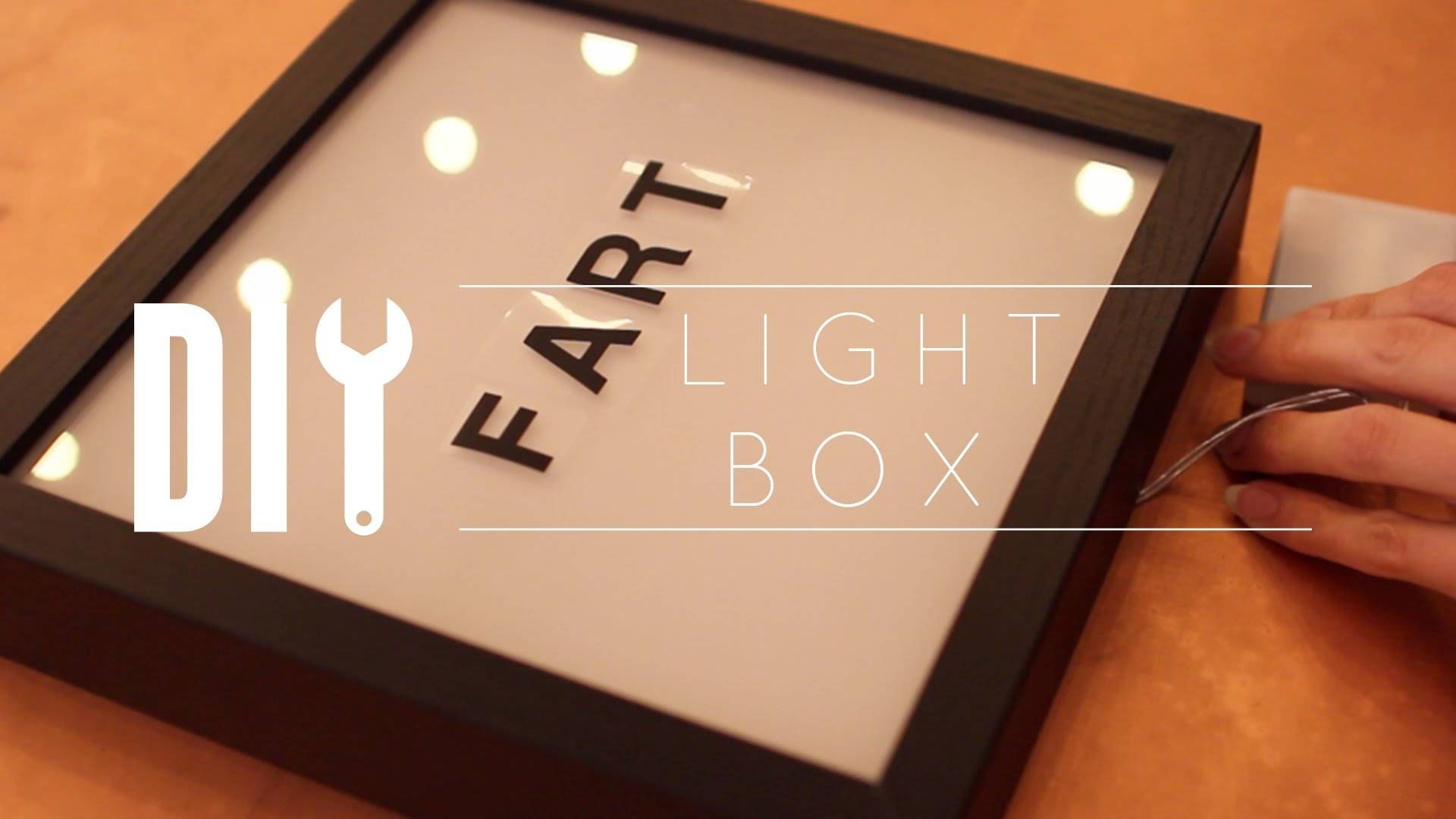 Diy Light Box – Youtube Intended For Lights In The Box Lighting (View 10 of 12)
