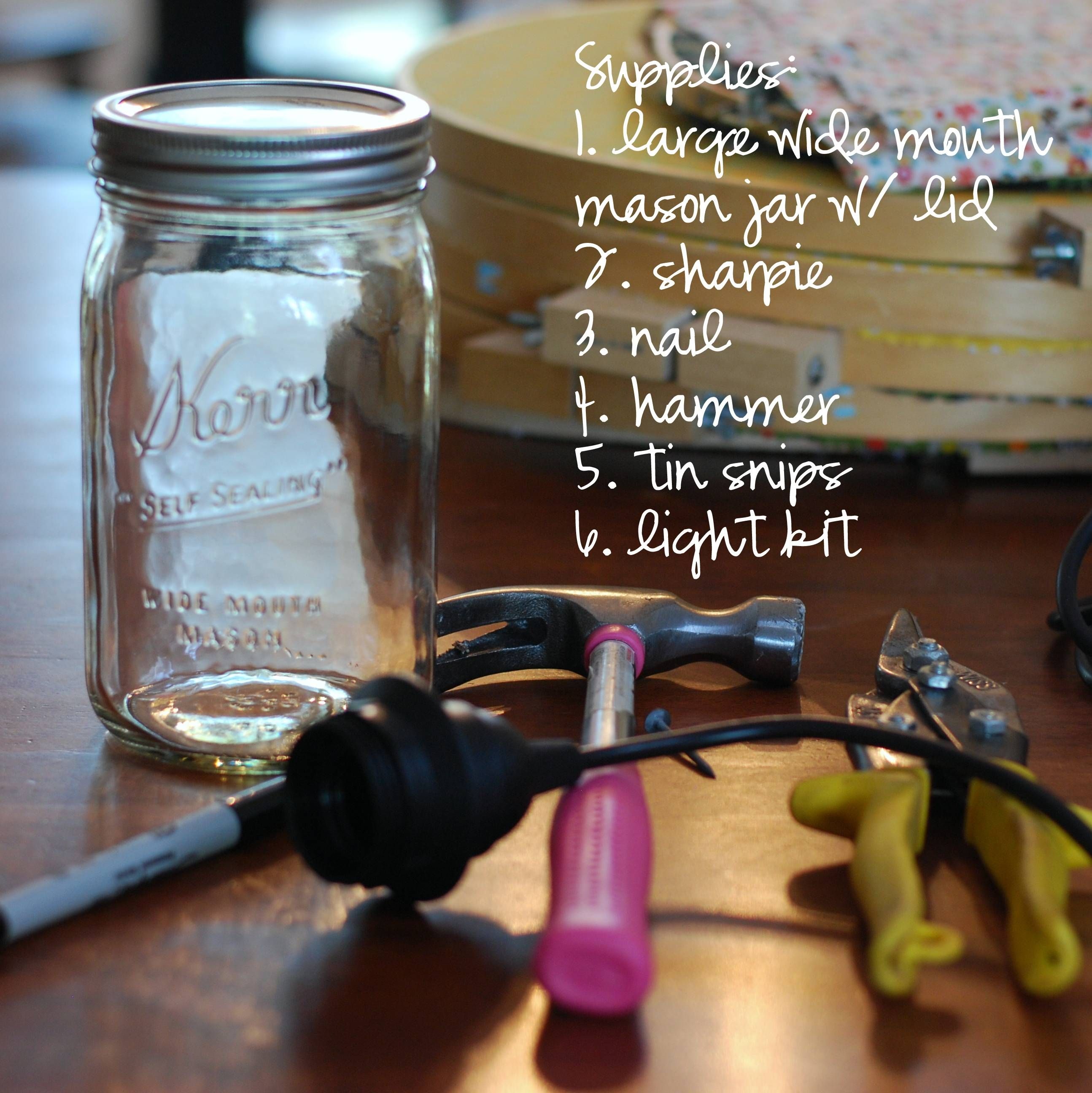 Diy} Mason Jar Pendant Light – Home Is What You Make It Throughout Mason Jar Pendant Lights For Sale (View 15 of 15)