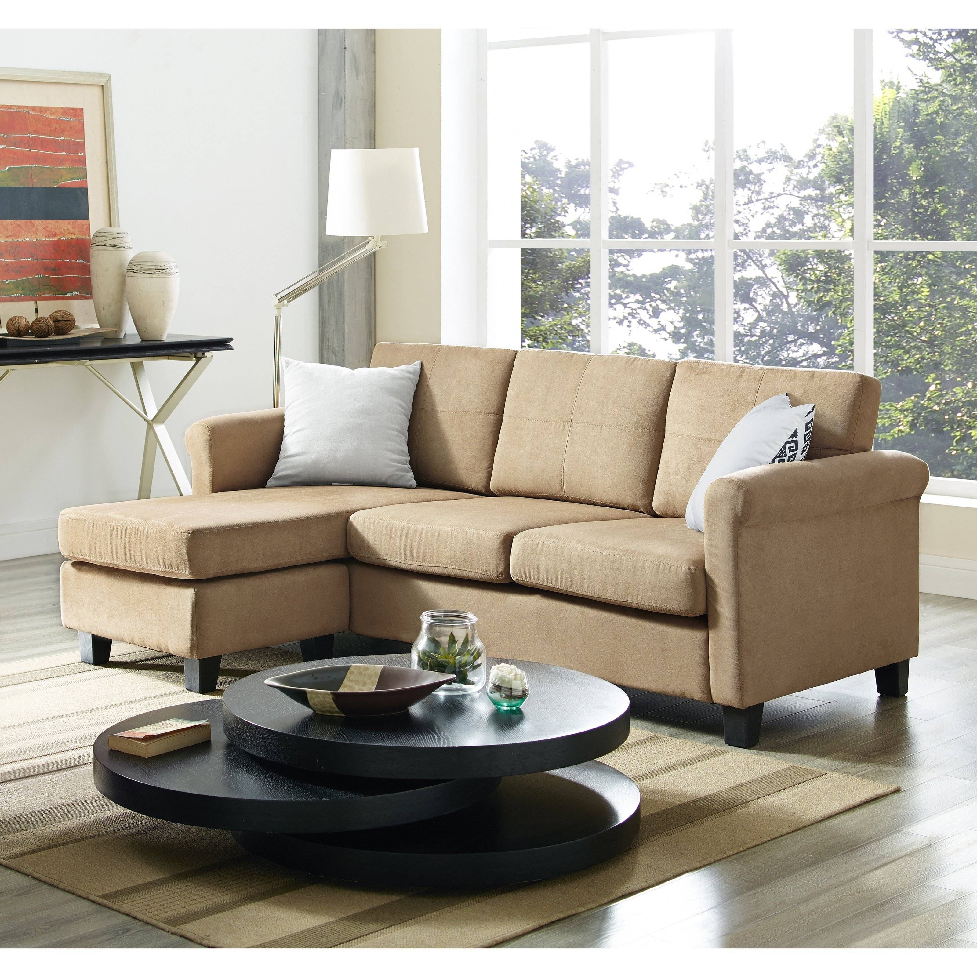 Dorel Living Small Spaces Configurable Sectional Sofa | Hayneedle For Small Spaces Configurable Sectional Sofas (View 6 of 15)