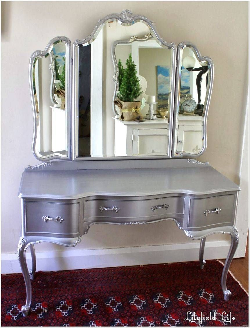 Dressing Table With Integrated Mirror Design Ideas – Interior In Tall Dressing Mirrors (View 15 of 15)