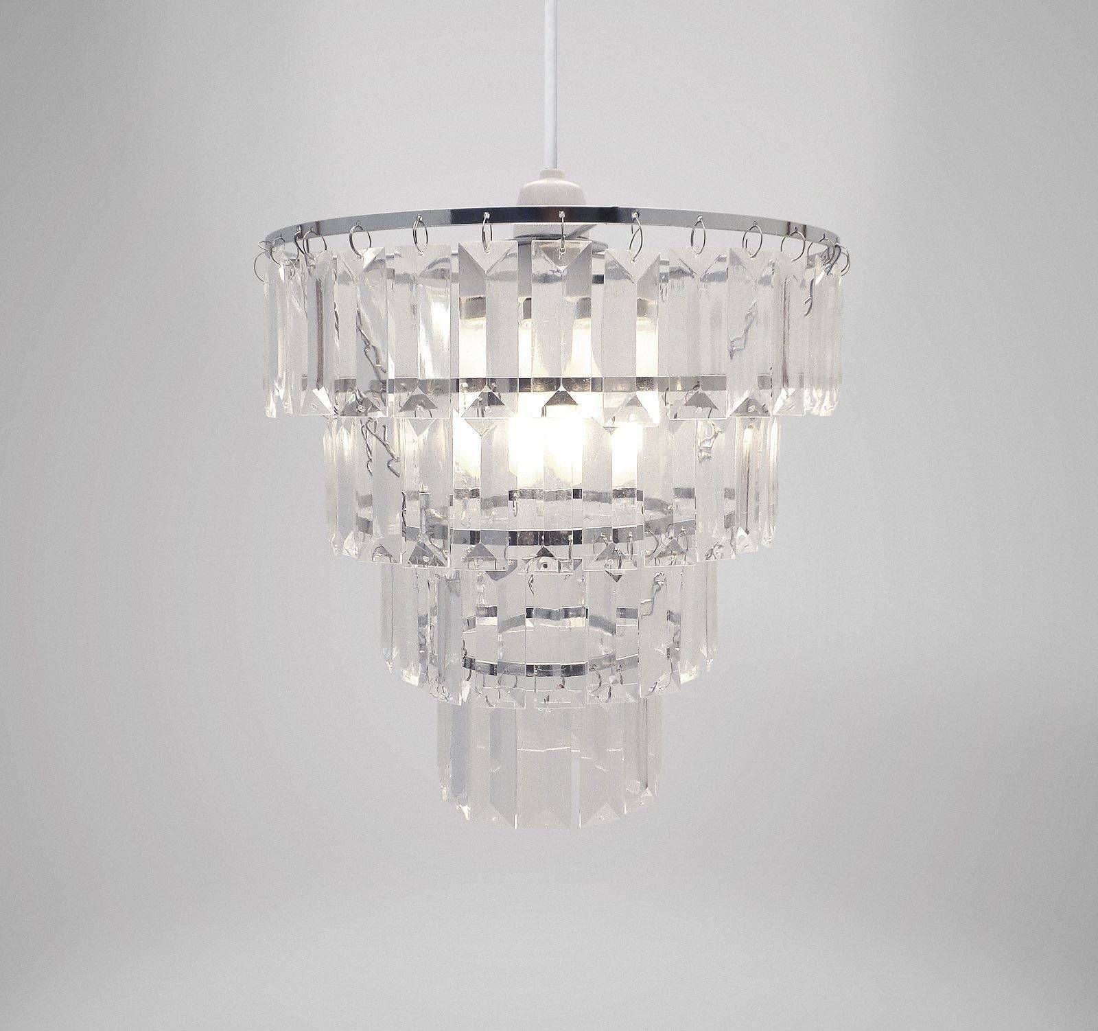 Easy Fit Universal Gem Crystal Light Decoration Ceiling Lamp For Easy Fit Pendant Lights (Photo 10 of 15)