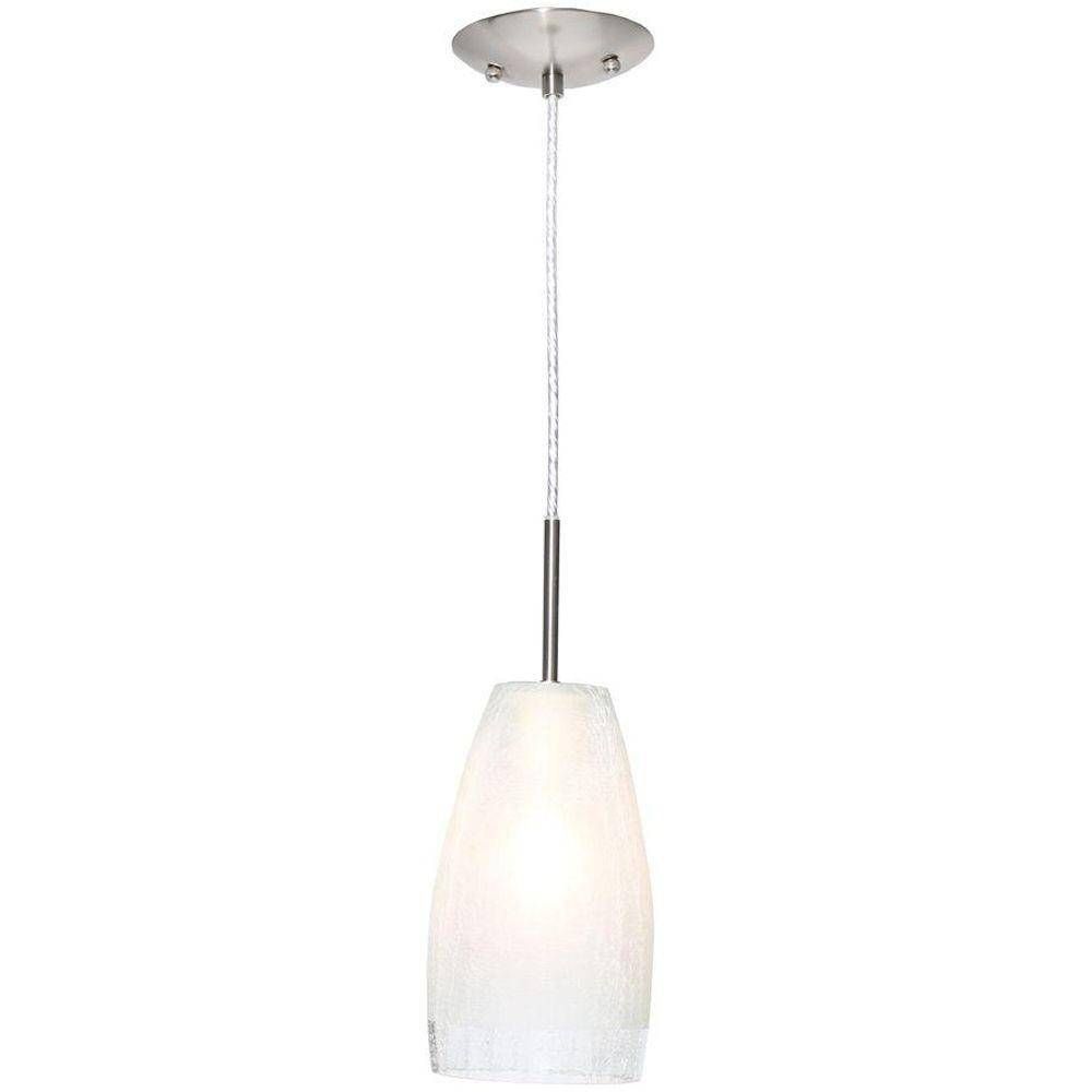 Eglo Crash 1 Light Matte Nickel Hanging/ceiling Pendant 20599a Throughout Easy Lite Pendant Lights (View 7 of 15)