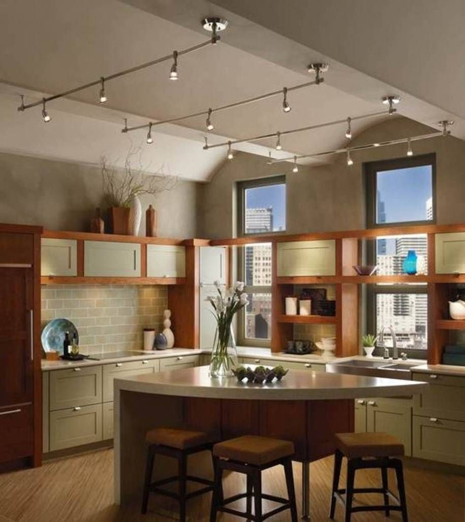 Elegant Kitchen Track Light Pertaining To Home Remodel Ideas With For Elegant Track Lighting (View 10 of 15)