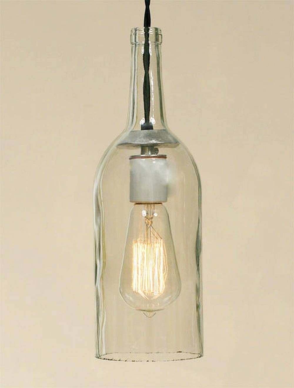 Elegant Wine Bottle Pendant Light 37 On Tech Lighting Pendant With Inside Wine Pendant Lights (Photo 14 of 15)