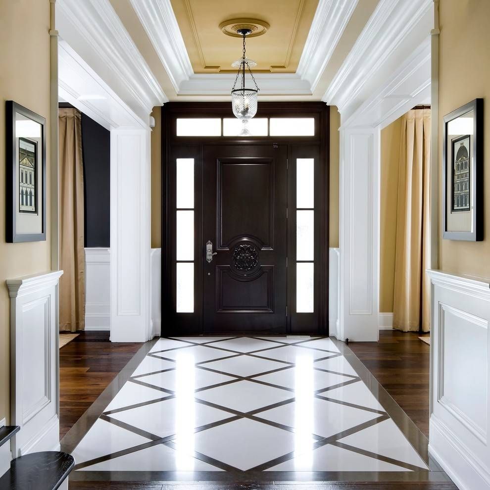 Entrance Foyer Design Ideas Entry Contemporary With Recessed Intended For Entrance Pendant Lights (Photo 15 of 15)