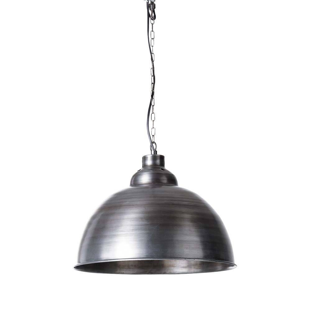 Factory Brushed Metal Pendant Lamp D 38cm | Maisons Du Monde Intended For Brushed Steel Pendant Lights (View 8 of 15)