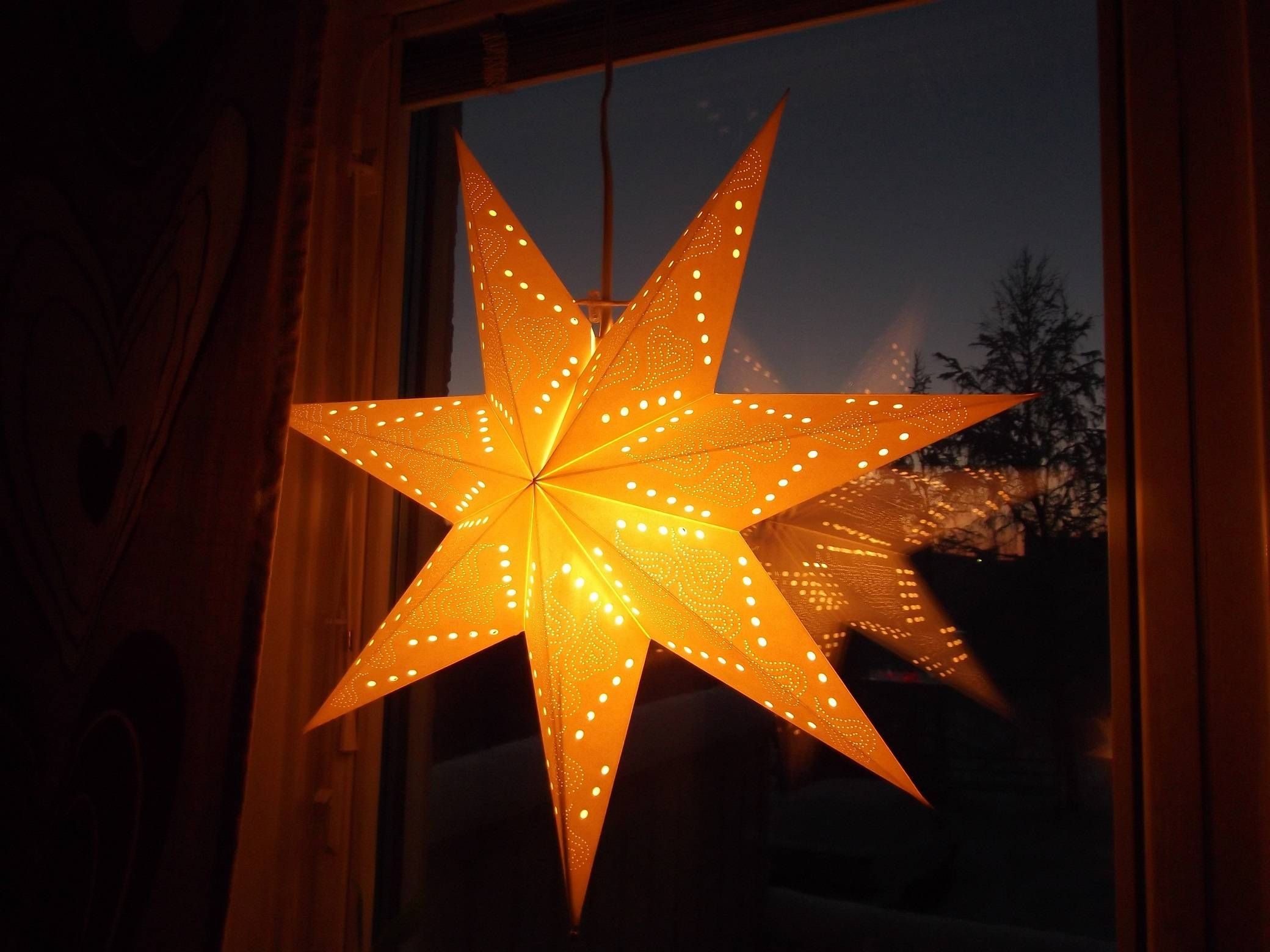 Fancy Paper Star Light Hanging Lantern 15 In With Paper Star Light In Paper Star Pendant Lights (View 5 of 15)