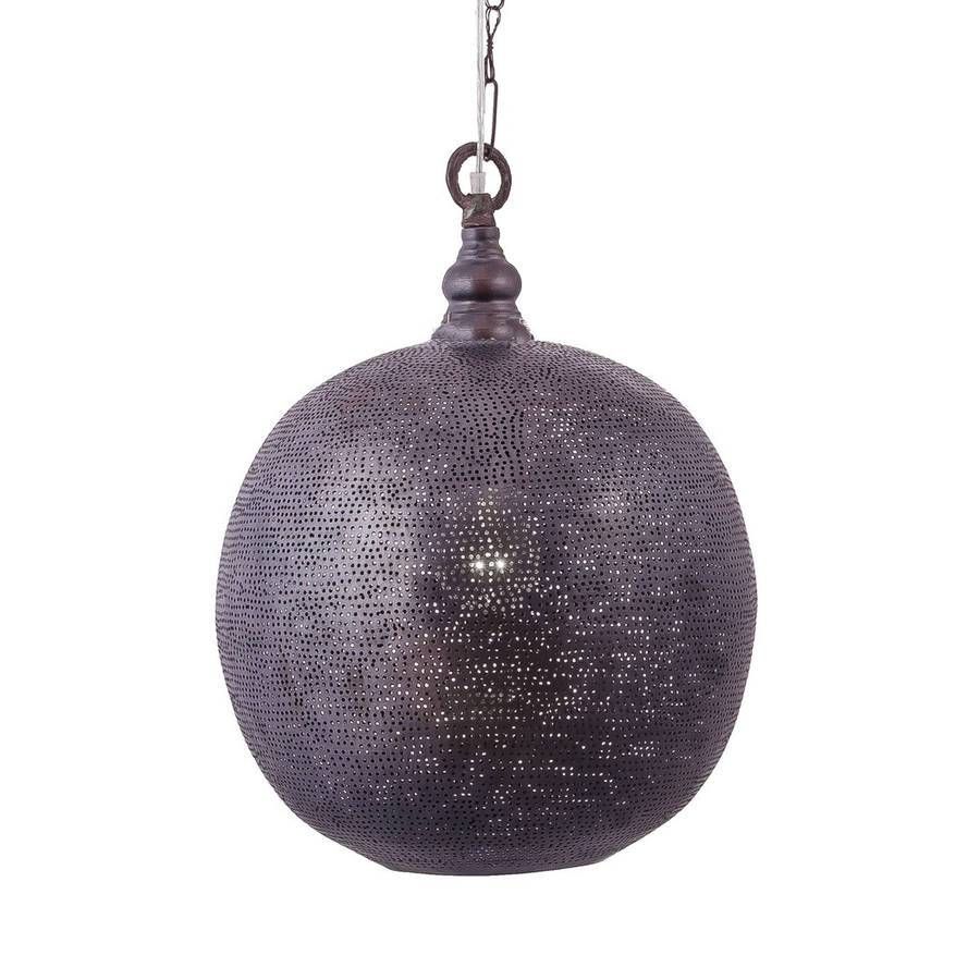 Filisky Ball Pendant Lightidyll Home | Notonthehighstreet Regarding Silver Ball Pendant Lights (Photo 9 of 15)