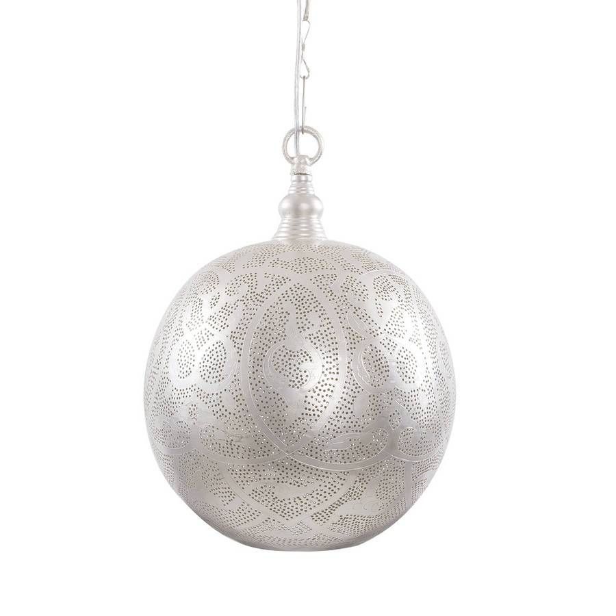 Filisky Ball Pendant Lightidyll Home | Notonthehighstreet Within Silver Ball Pendant Lights (Photo 6 of 15)