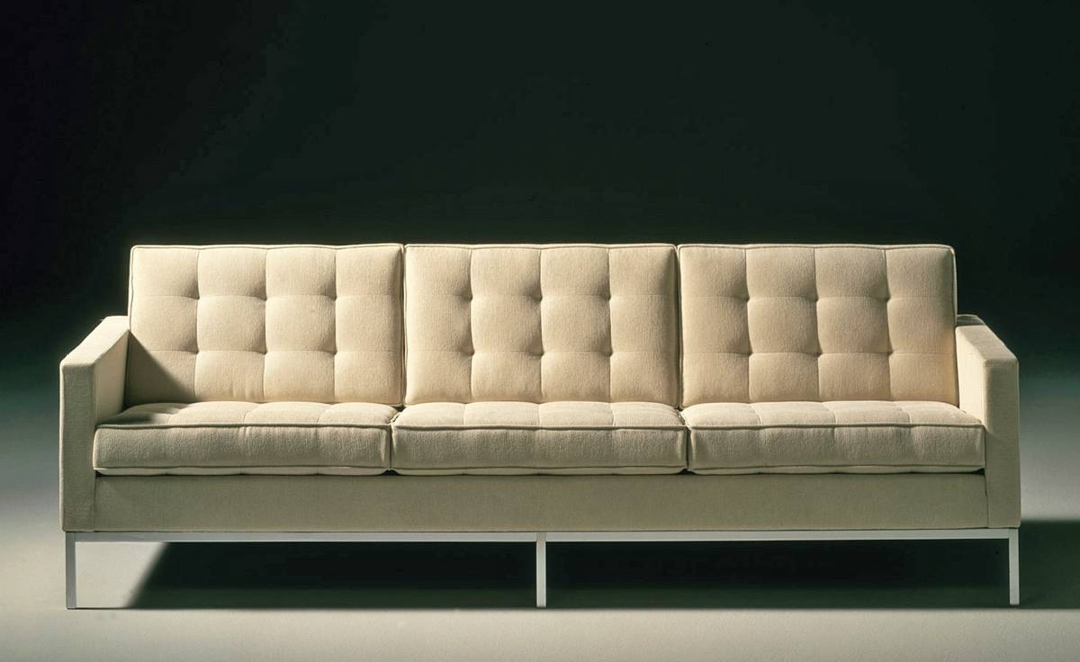 Florence Knoll 3 Seat Sofa – Hivemodern For Knoll Sofas (Photo 1 of 15)