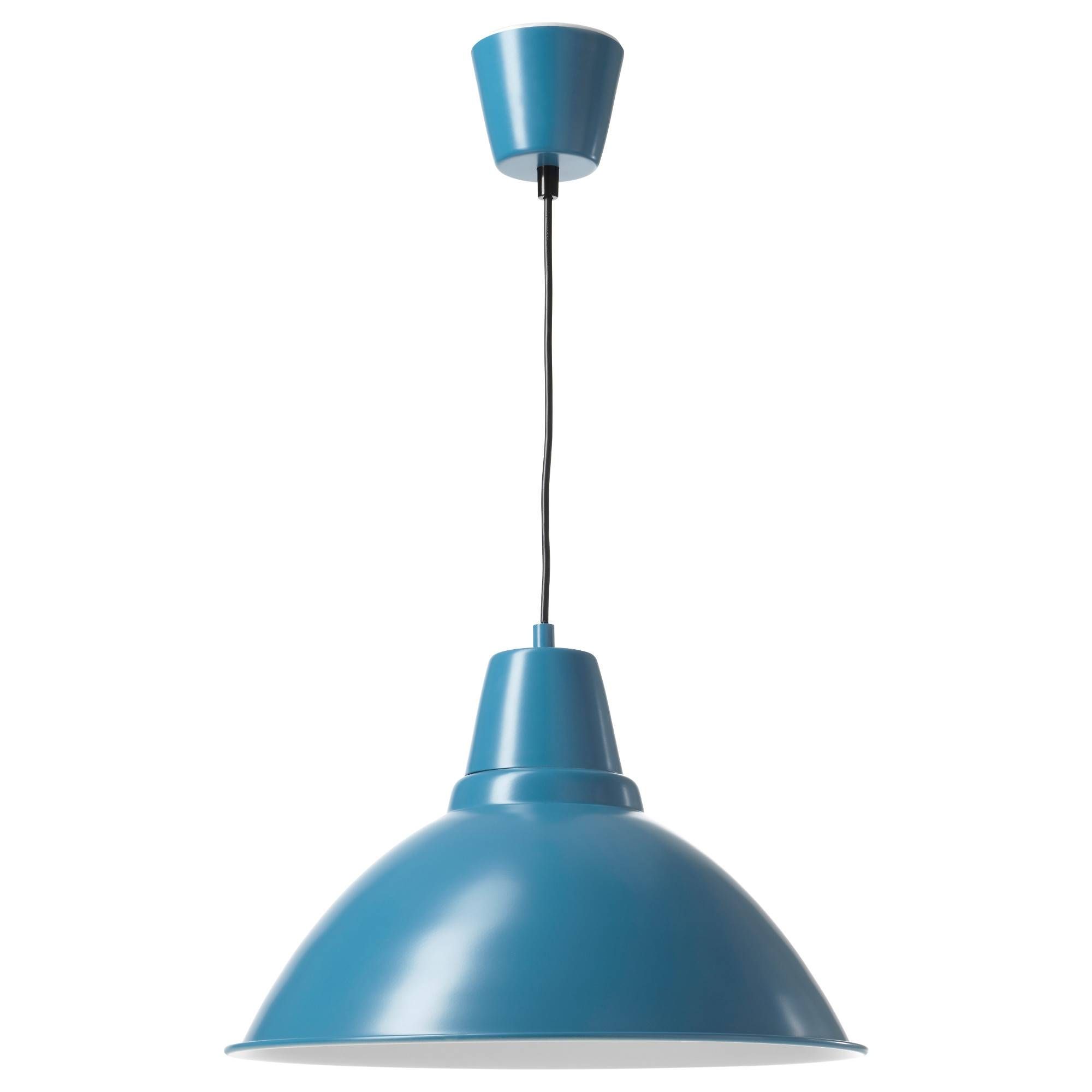 Foto Pendant Lamp Blue 38 Cm – Ikea Intended For Blue Pendant Lights Fixtures (View 11 of 15)