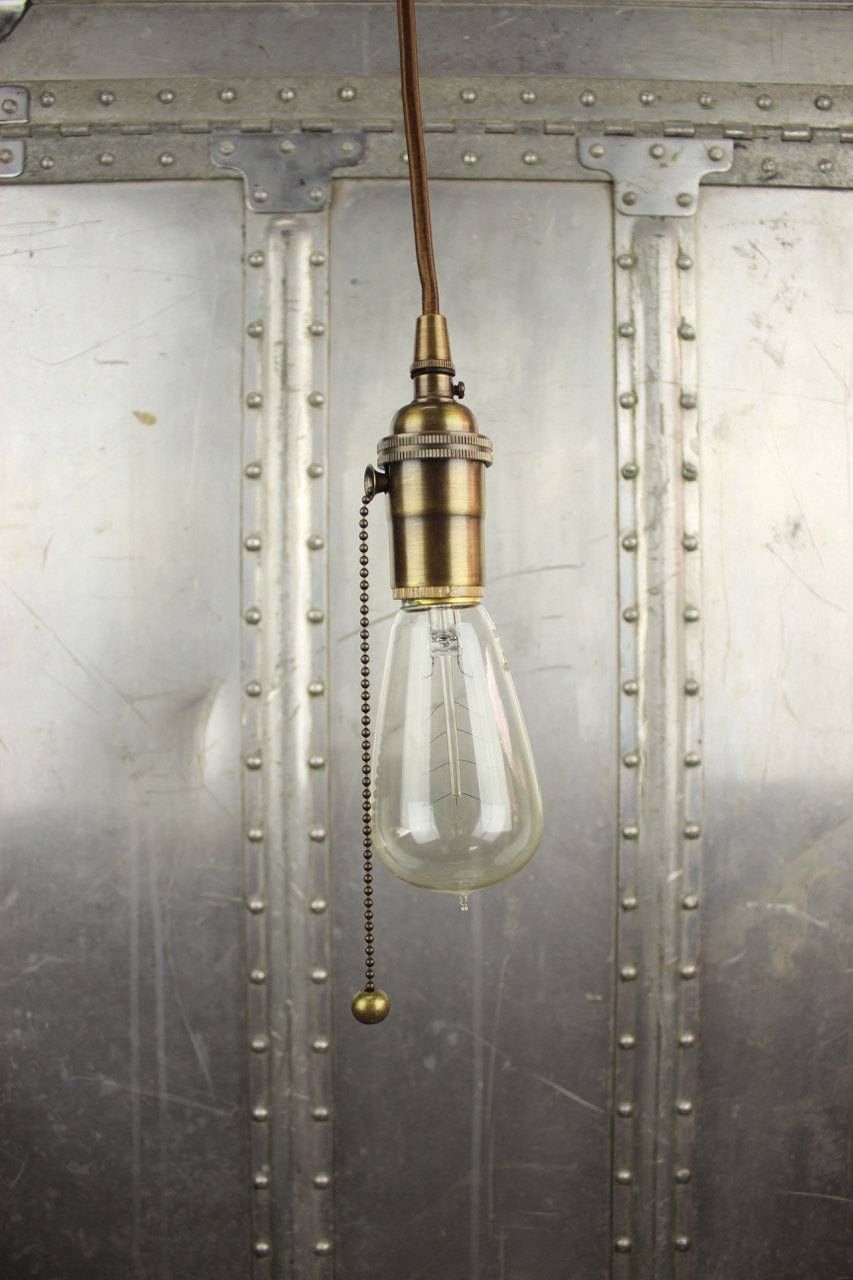 Free Shipping Industrial Pull Chain Plug In Pendant Light In Pull Chain Pendant Lights (Photo 13 of 15)