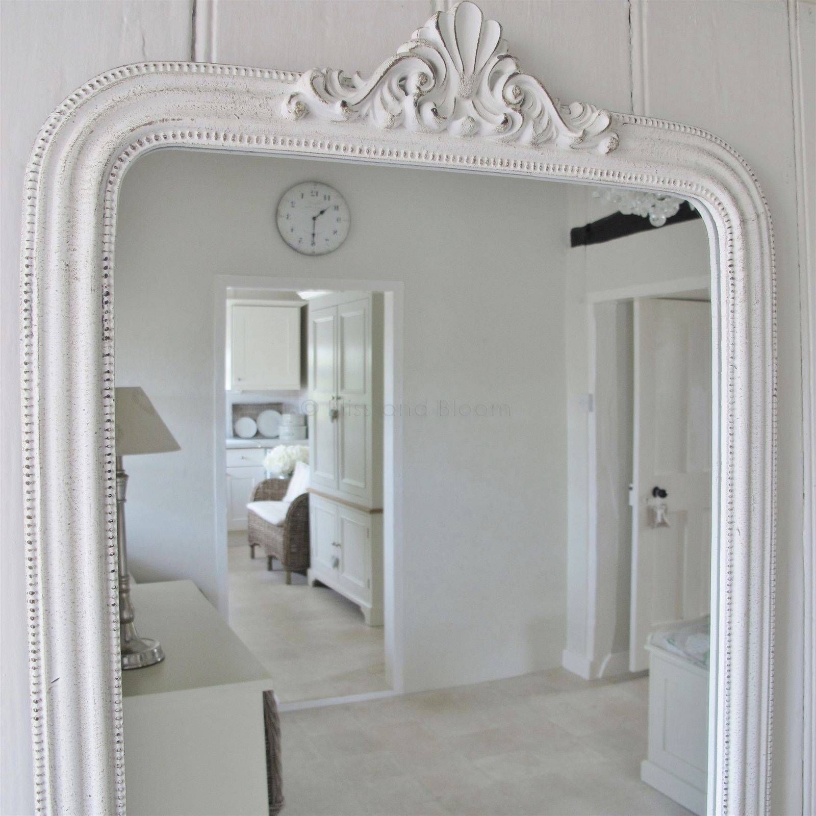 French Style White Wall Mirror | Bliss And Bloom Ltd Within French Style Wall Mirrors (View 1 of 15)