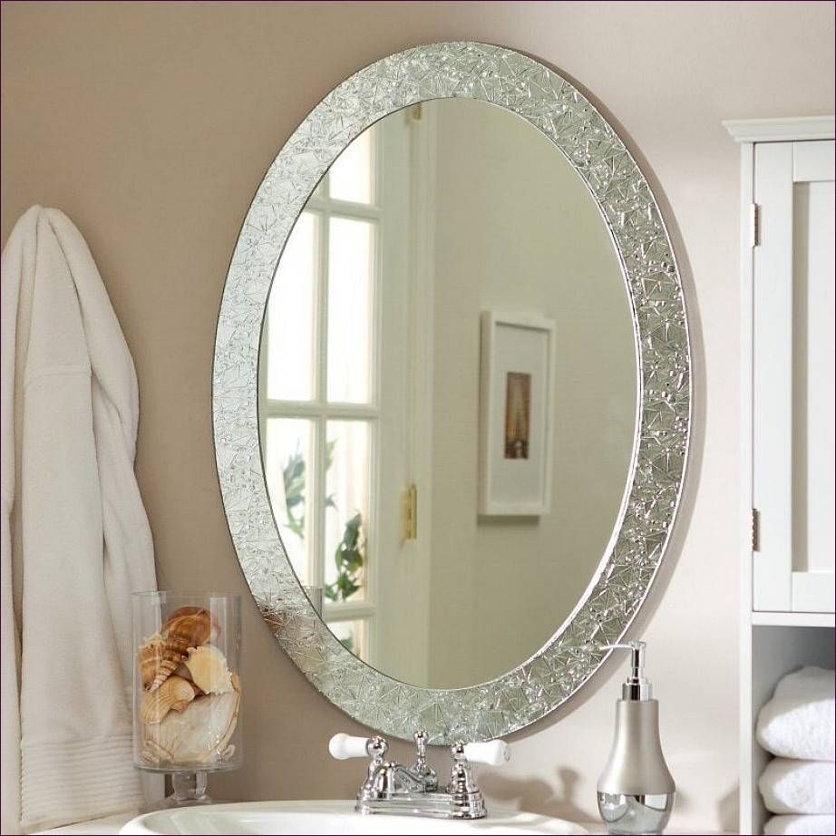 Furniture : Oval Bathroom Mirrors Decorative Long Wall Mirrors In Tall Ornate Mirrors (Photo 12 of 15)