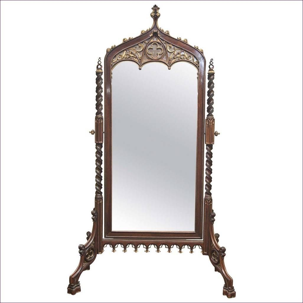 Furniture : Stand Up Oval Mirror Vintage Arched Mirror Gold Framed Pertaining To Long Oval Mirrors (View 12 of 15)
