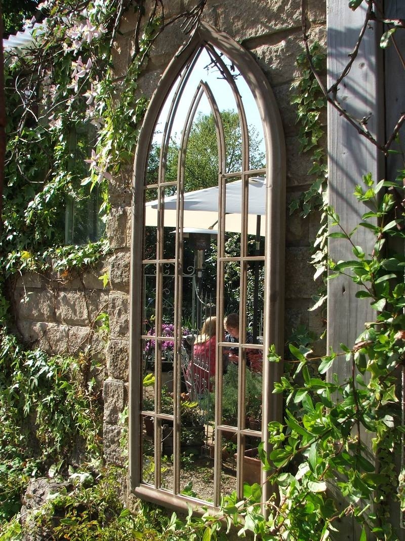 Garden Mirror Roman Open Shutter Garden Mirrors Outdoor Mirrors Intended For Garden Mirrors (Photo 1 of 15)