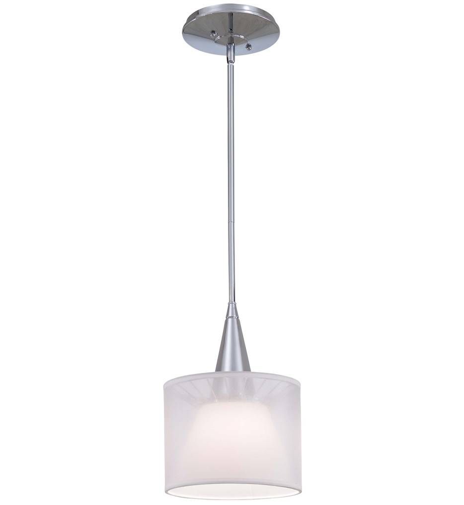George Kovacs – P196 084 – Brushed Nickel Alecia's Necklace 1 For George Kovacs Pendants (View 10 of 15)