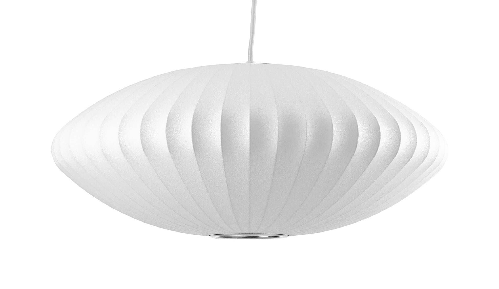 George Nelson Bubble Lamp Saucer Pendant | Dopo Domani Pertaining To George Nelson Pendant Lights (View 11 of 15)