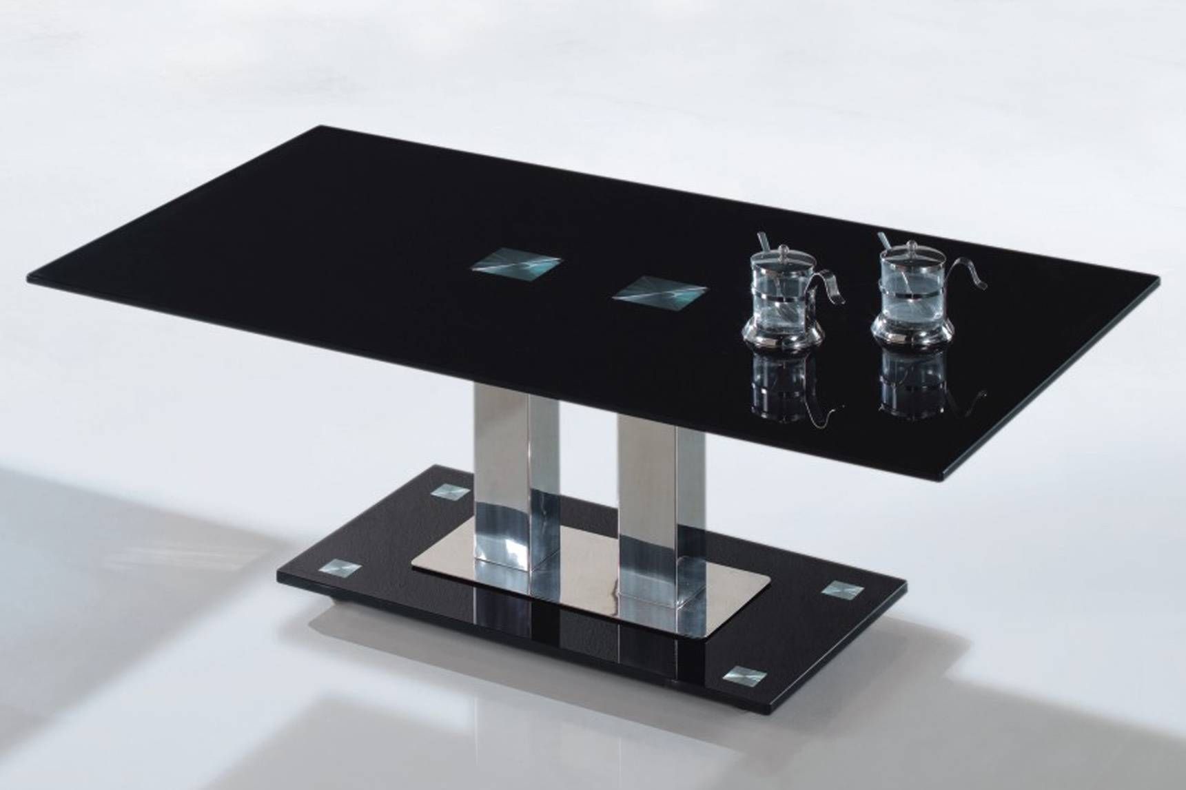 Glass Coffee Tables: Astounding Modern Small Black Glass Coffee Inside Modern Black Glass Coffee Table (Photo 13 of 15)