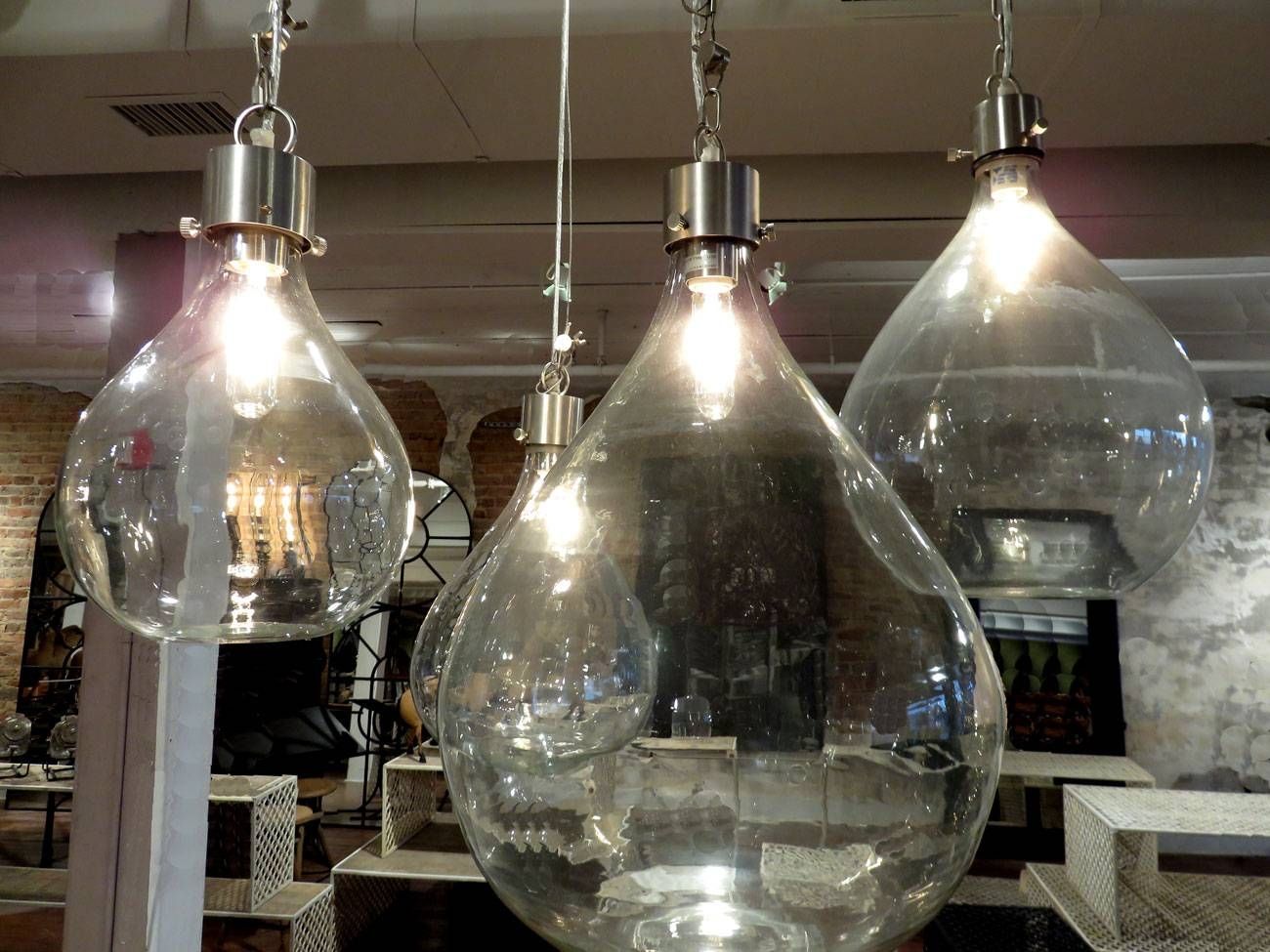 Glass Sphere Pendant Lights – Hudson Goods Blog Within Demijohn Pendant Lights (Photo 1 of 15)