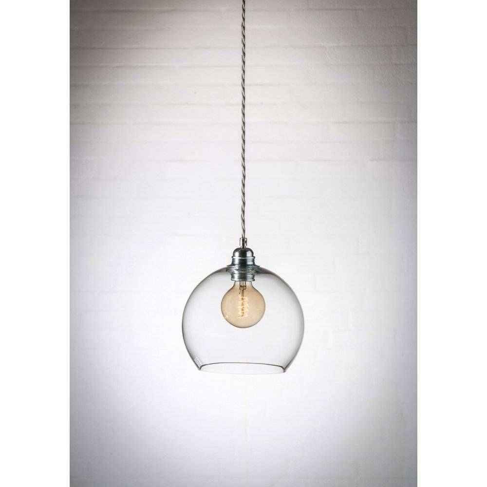 Good Clear Glass Mini Pendant Light 24 With Additional Hand Blown With Regard To Blown Glass Mini Pendant Lights (View 10 of 15)
