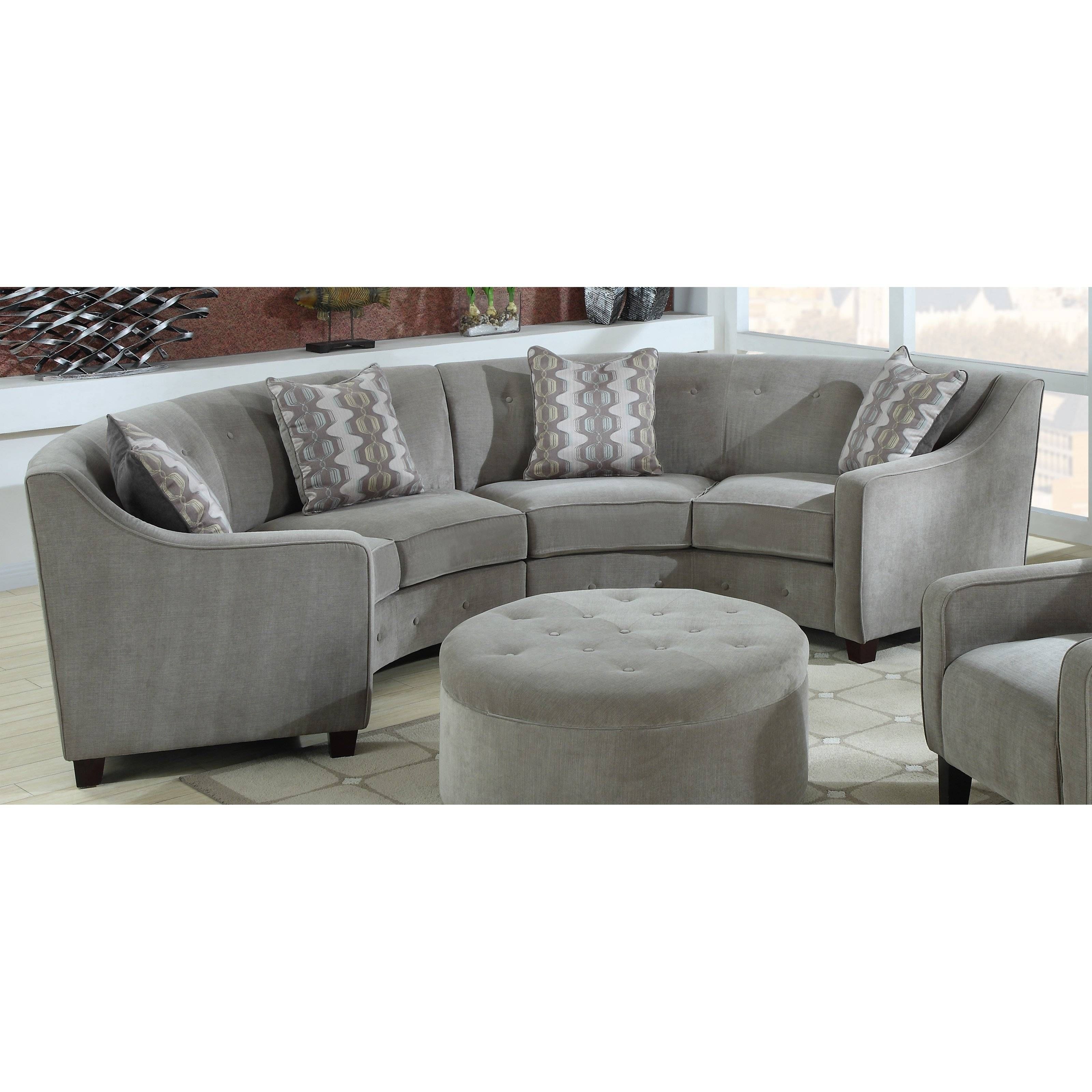 Featured Photo of 15 Inspirations Half Moon Sectional Sofas
