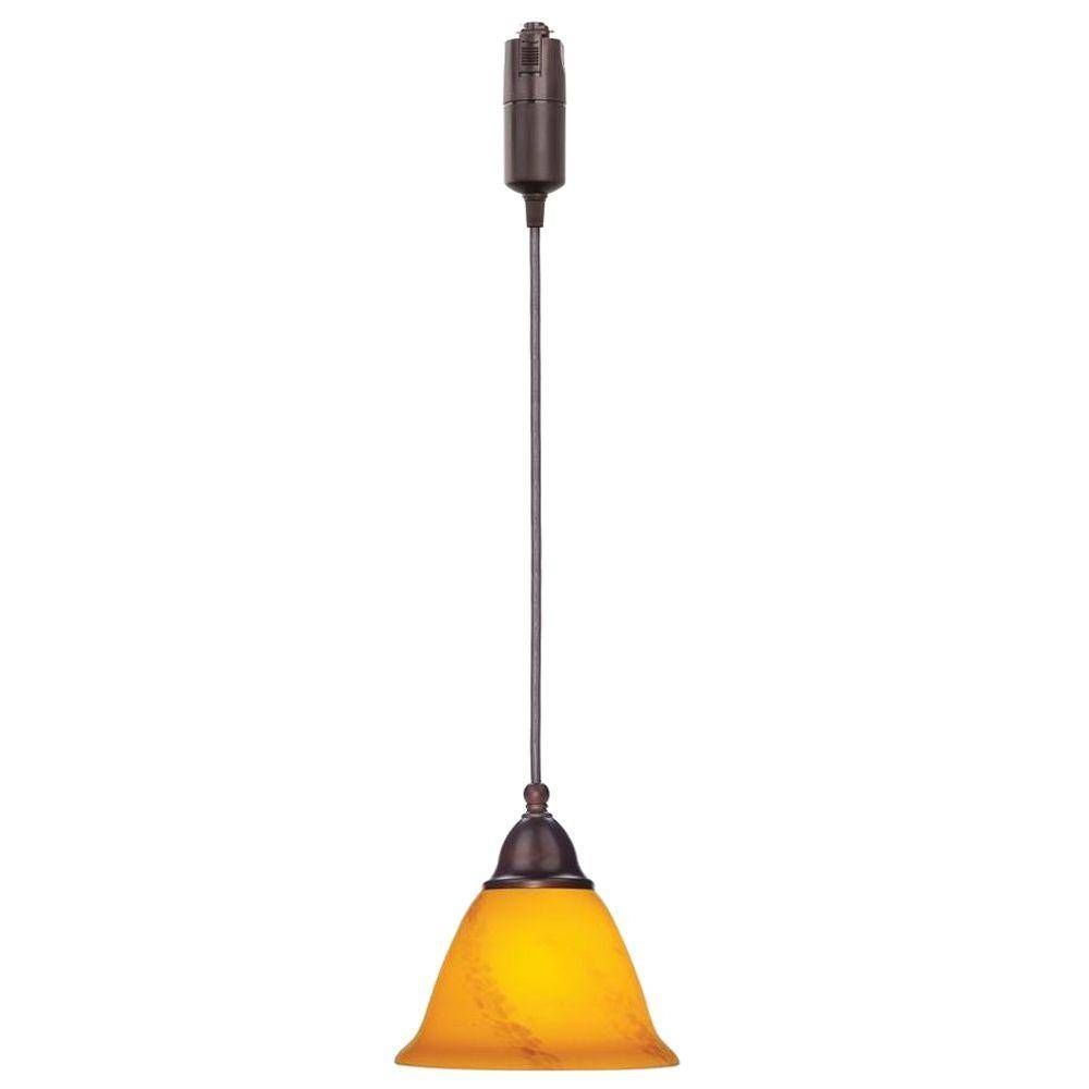 Hampton Bay 1 Light Antique Bronze Linear Track Or Direct Wire Intended For Hampton Bay Pendant Lights (View 12 of 15)