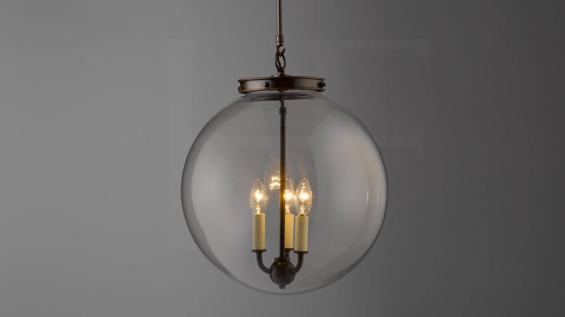 Hector Glass Globe, Largehector Finch Lighting Intended For Glass Orb Lights (View 12 of 15)