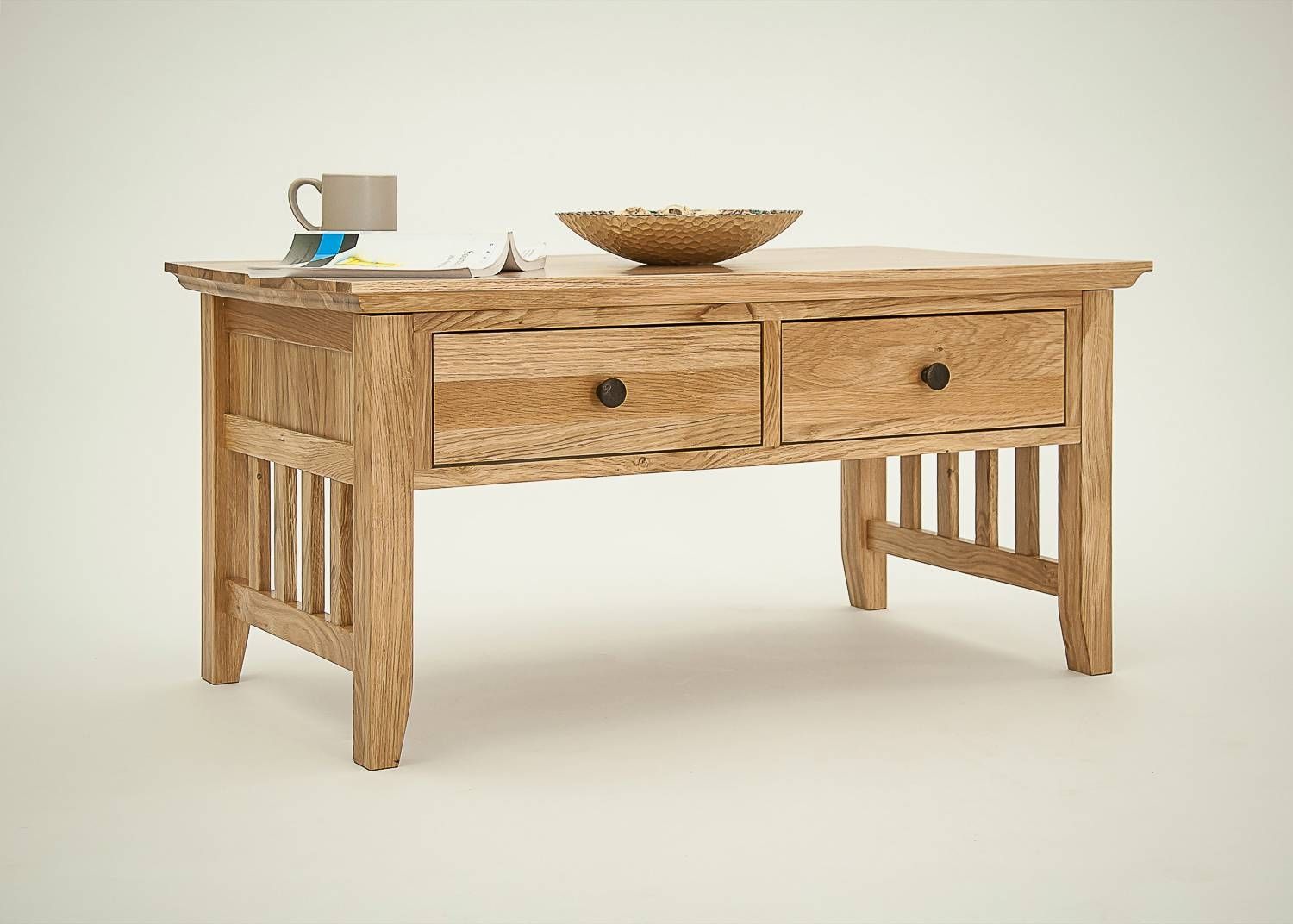 Hereford Rustic Oak Coffee Table. Shop Online. In Store (View 12 of 15)
