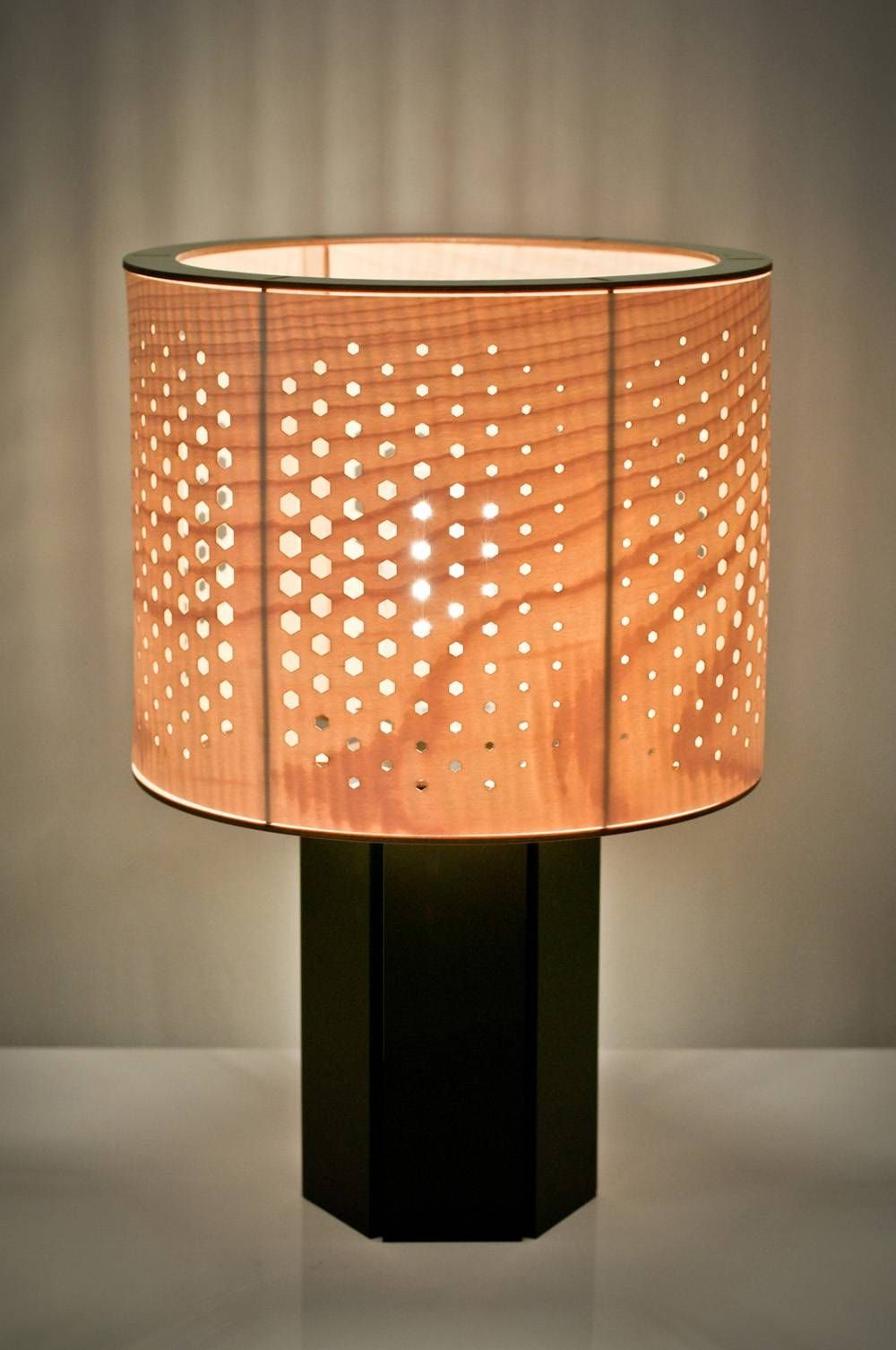 Hexa Table Lampjonathan Dorthe – Moco Vote Pertaining To Wood Veneer Lighting (Photo 15 of 15)