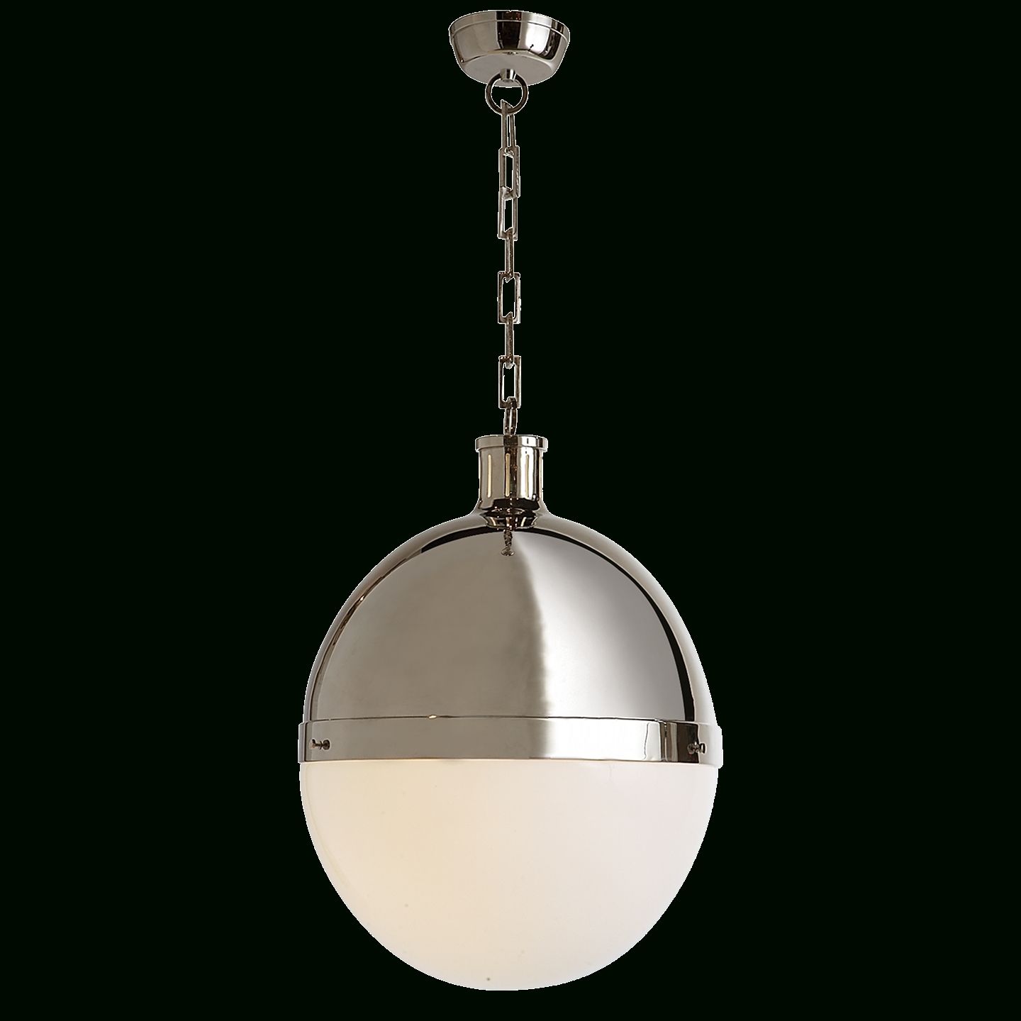 Hicks Pendant Extra Large Polished Nickel Pertaining To Hicks Pendants (View 10 of 15)