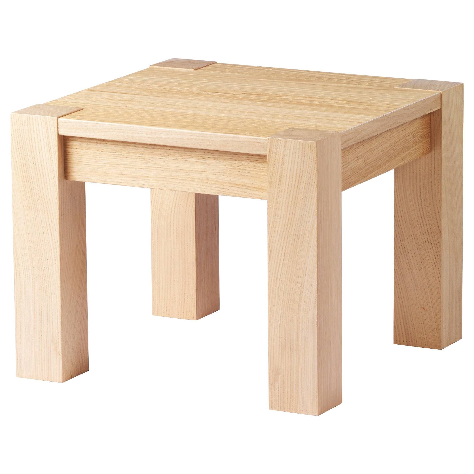 Högsby Coffee Table Oak Veneer 50x50 Cm – Ikea With Oak Veneer Coffee Tables (View 3 of 15)