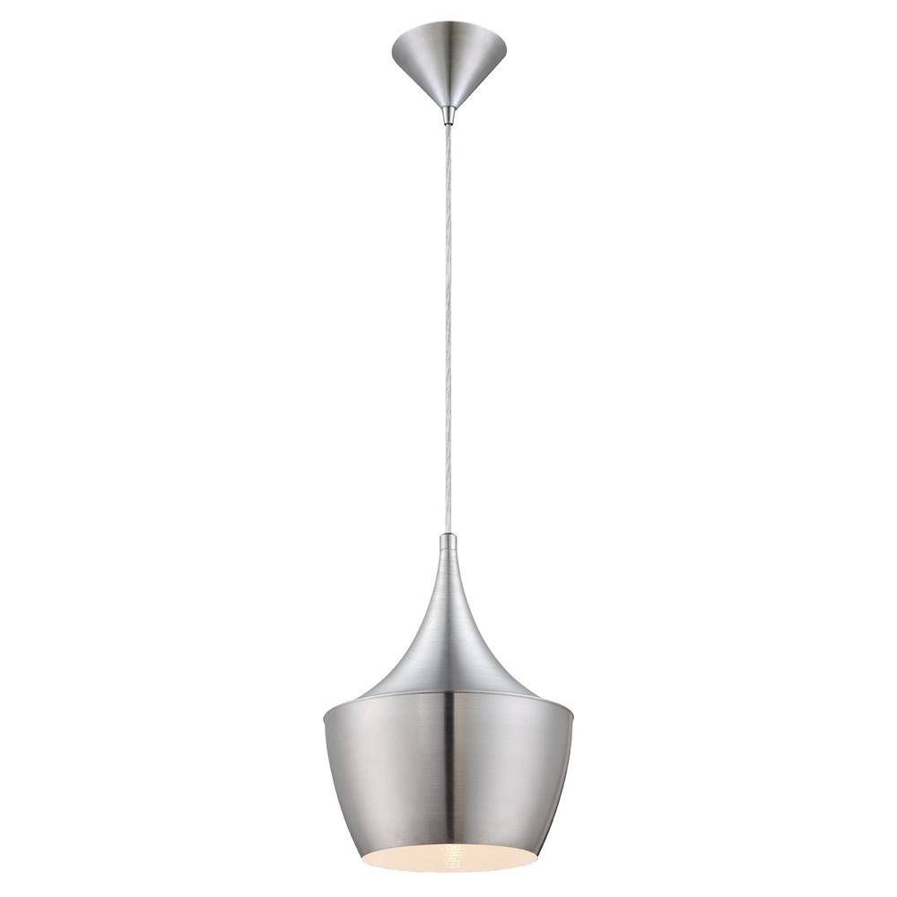 Home Decorators Collection – Hanging Lights – Lighting & Ceiling Pertaining To Brushed Stainless Steel Pendant Lights (Photo 11 of 15)
