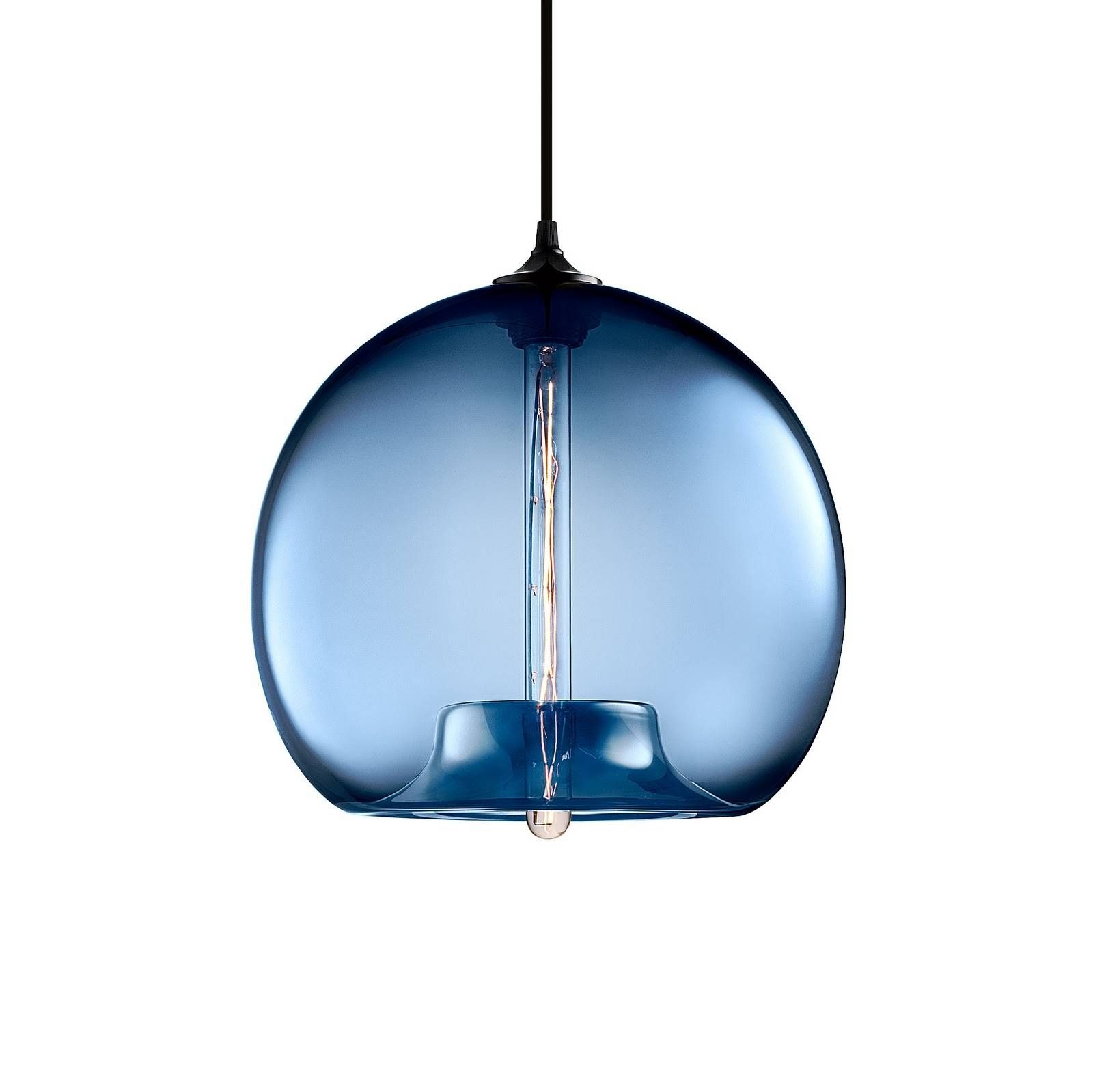 Home Lighting : Gorgeous Blown Glass Pendant Lighting For Kitchen With Blown Glass Ceiling Lights (View 9 of 15)