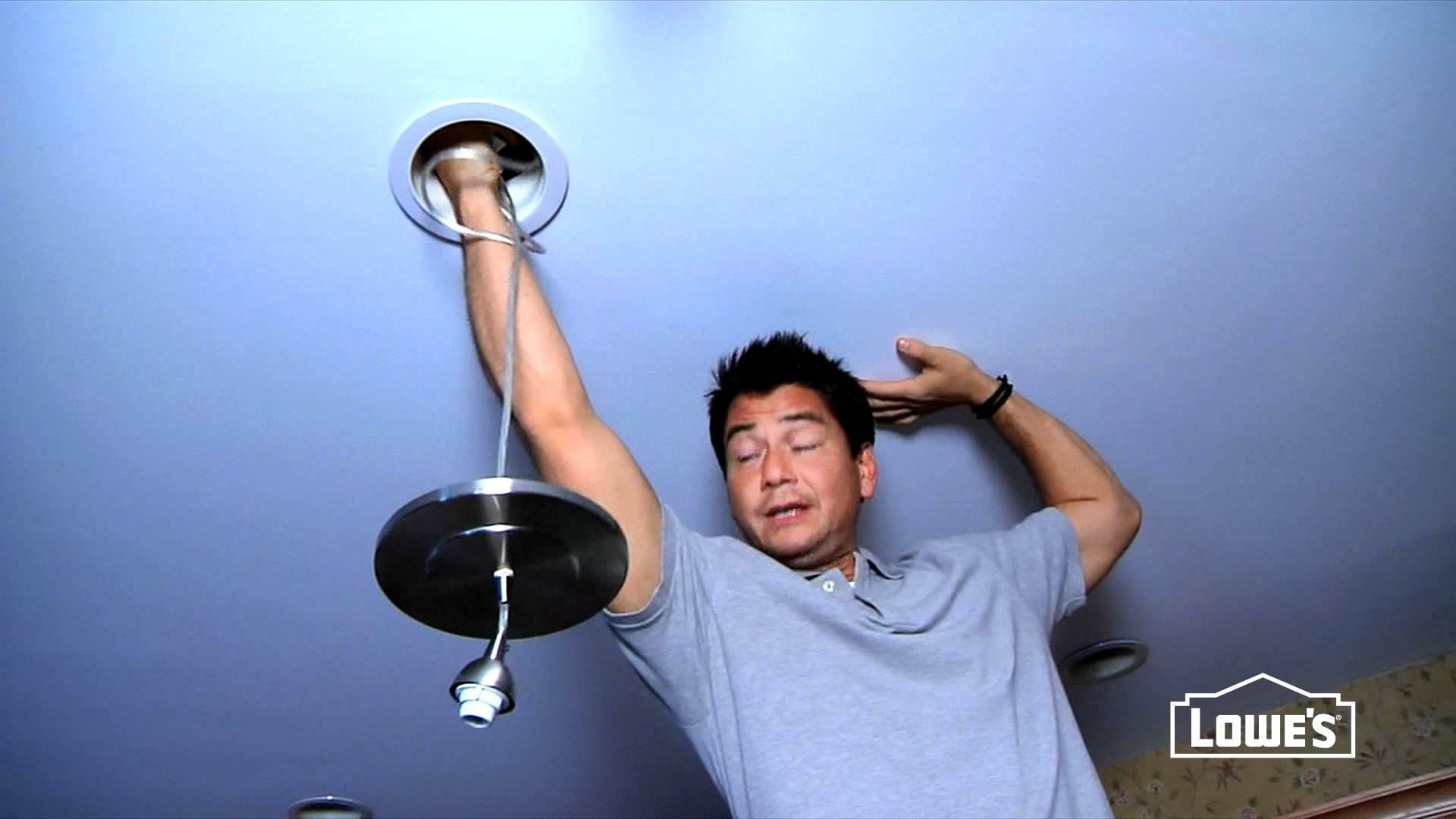How To Convert A Recessed Light To A Pendant Light – Youtube Within Can Lights To Pendant Lights (View 14 of 15)