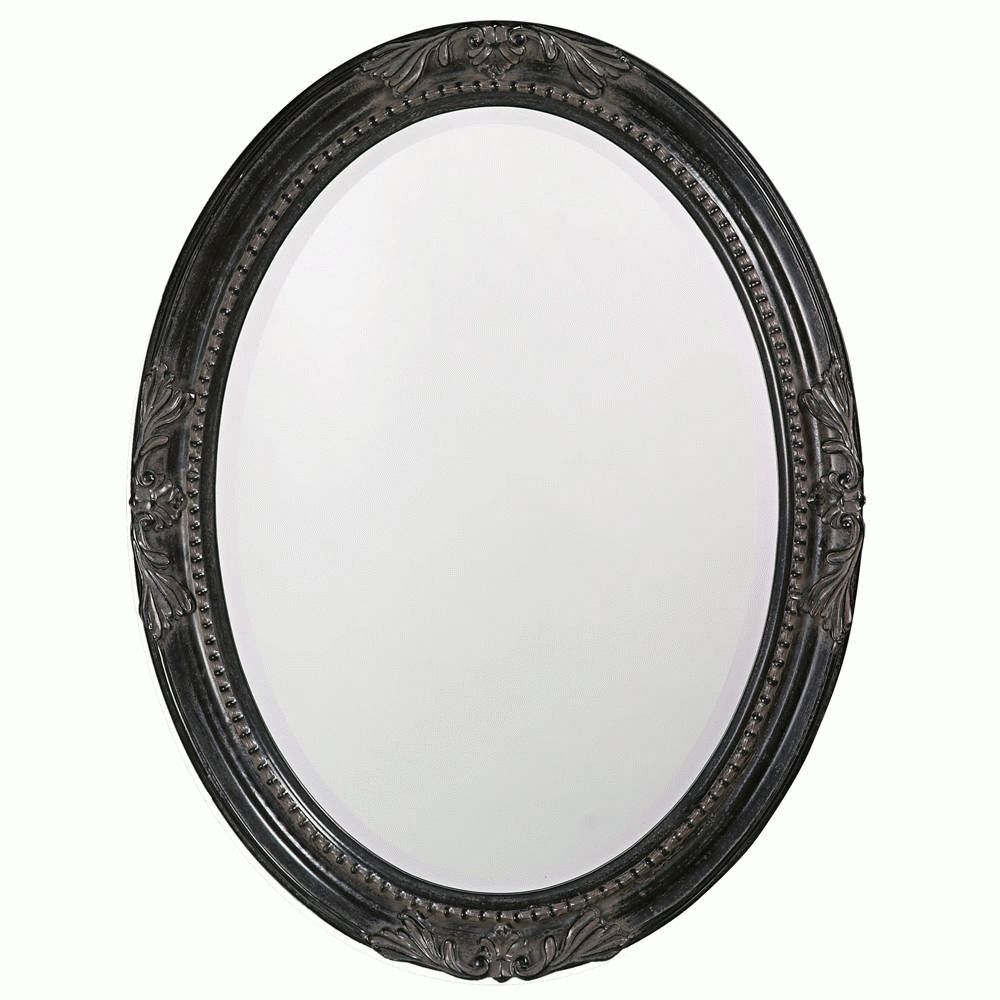Howard Elliott 4081 – Queen Ann Antique Black Mirror Pertaining To Antique Black Mirrors (View 5 of 15)