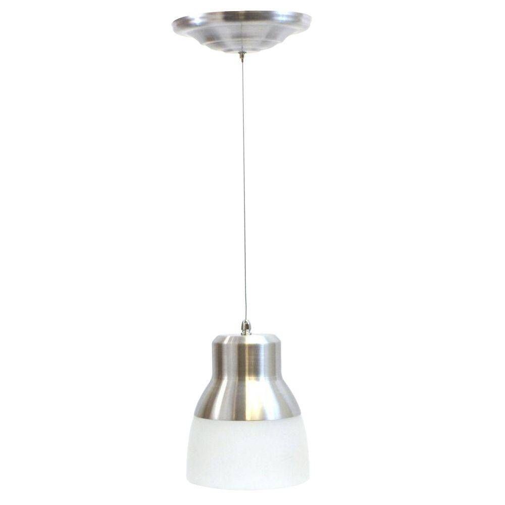 It's Exciting Lighting 24 Light Nickel 2.25 Watt Integrated Led Inside Battery Operated Pendant Lights (Photo 2 of 15)