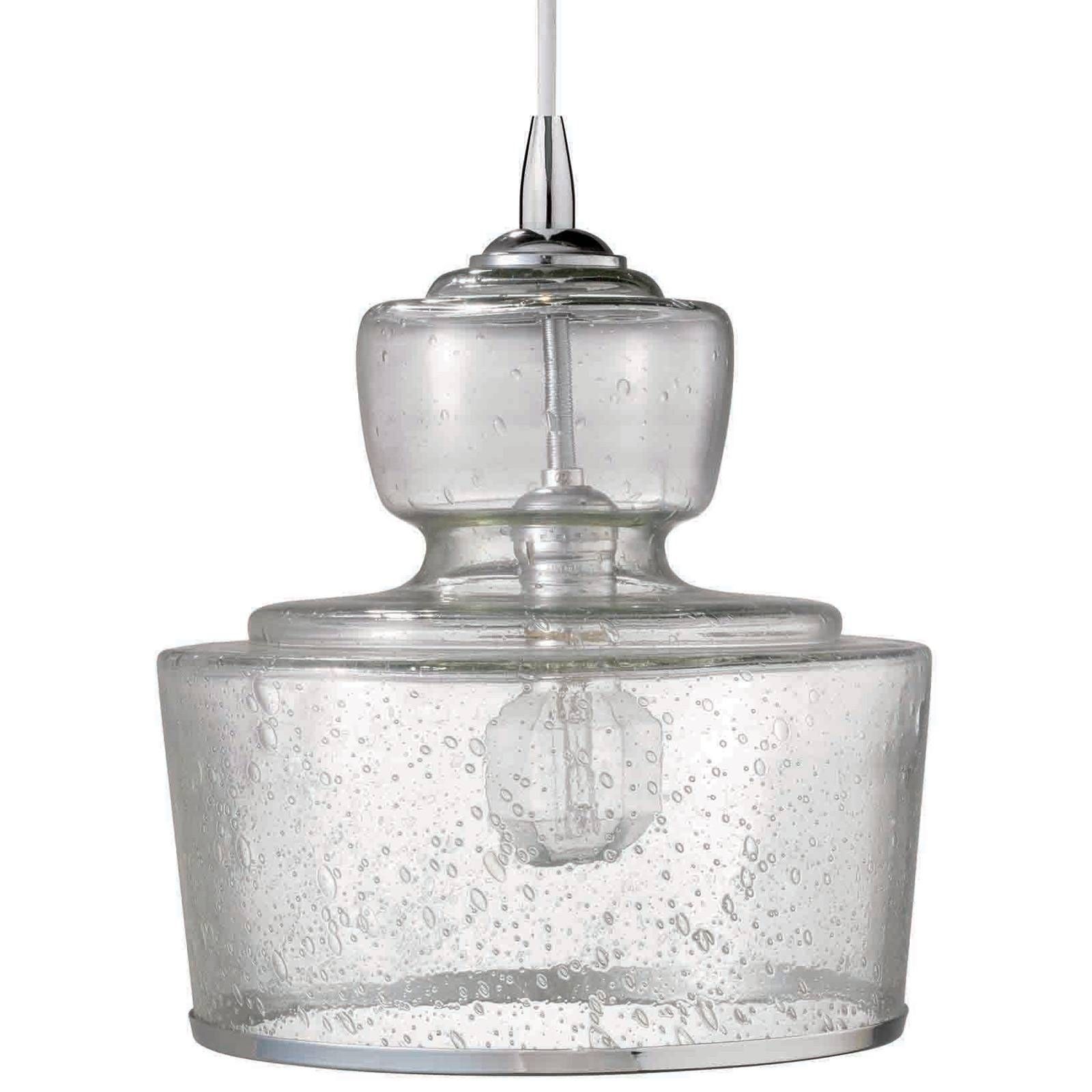 Jamie Young Lafitte Clear Seeded Glass Pendant Intended For Jamie Young Pendant Lights (Photo 14 of 15)