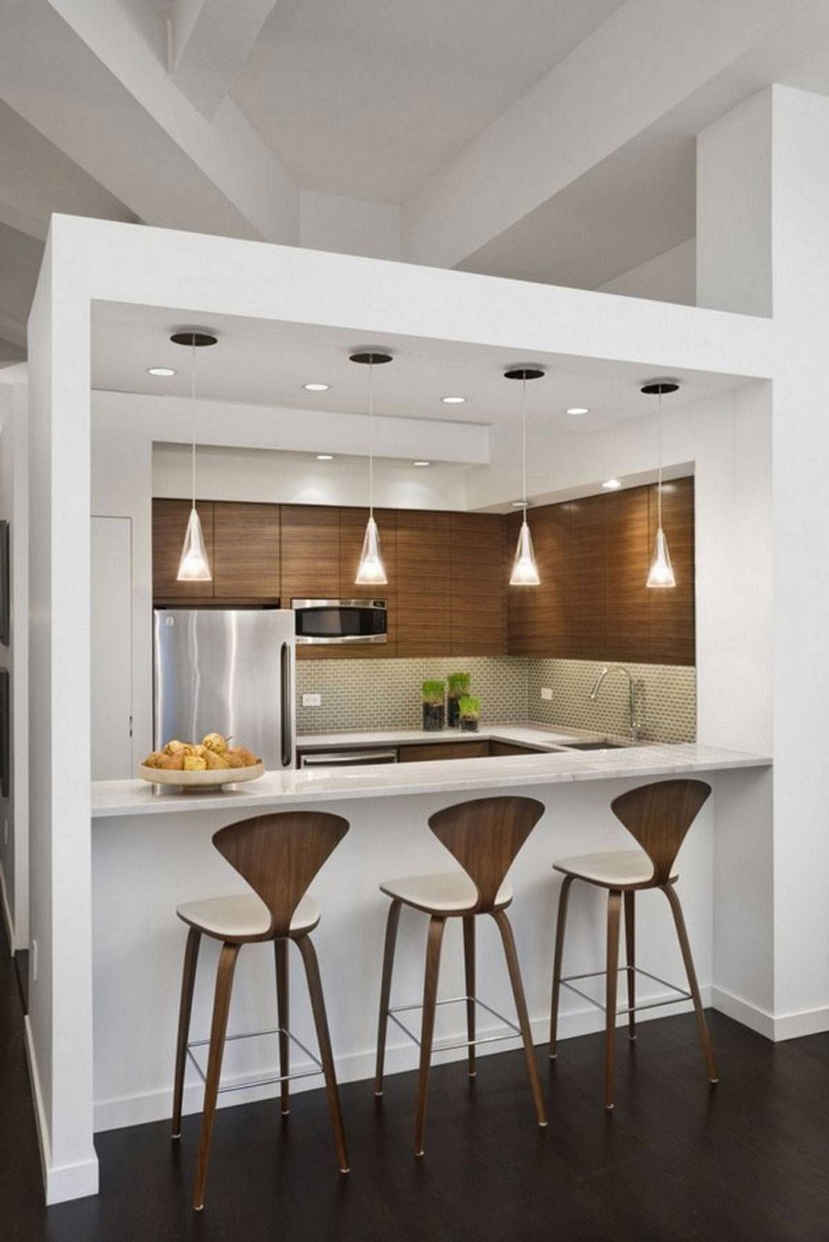 Kitchen Island: White Glass Pendant Lights Over White Breakfast Regarding Lights Over Breakfast Bar (View 6 of 15)