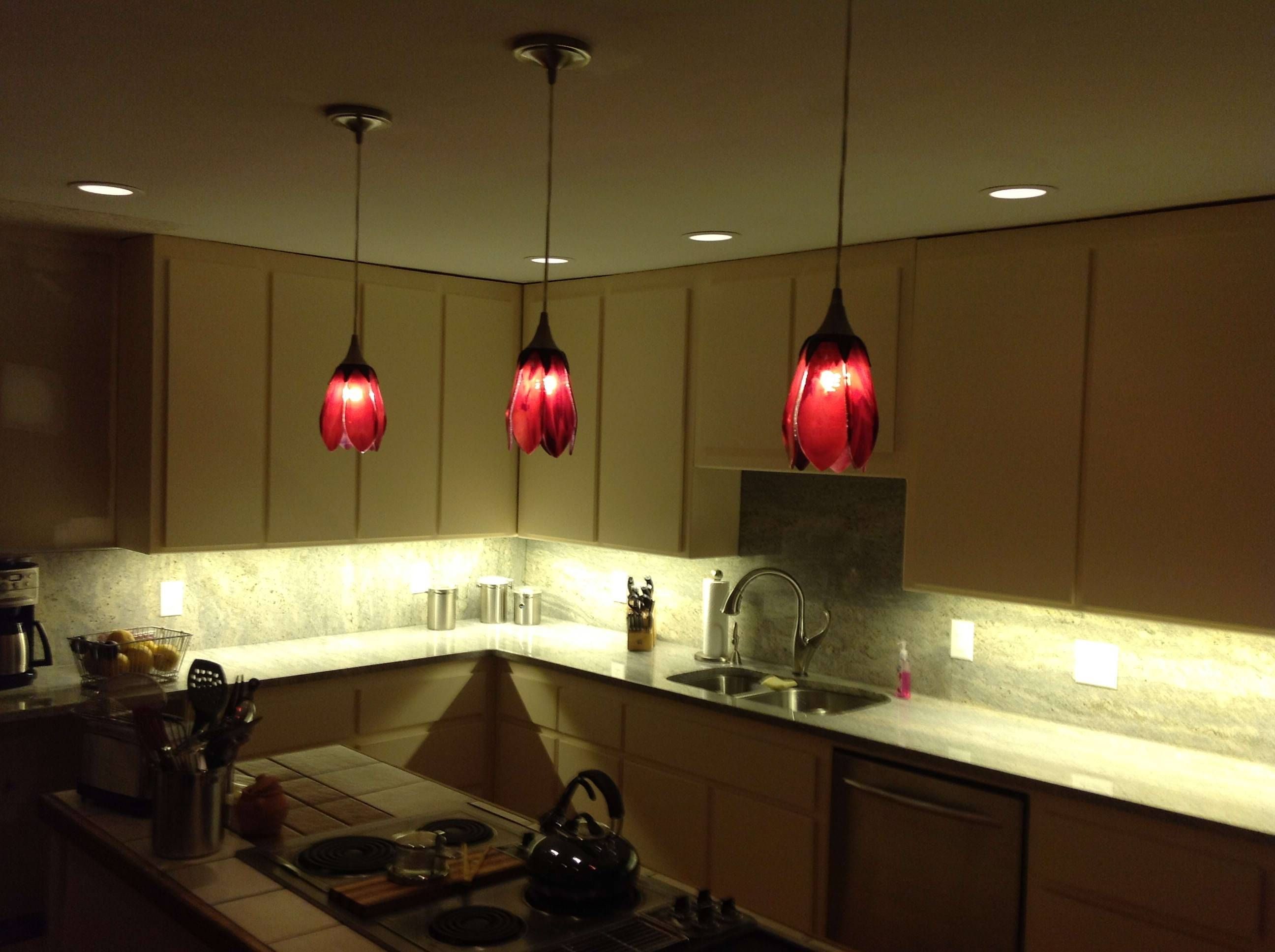 Kitchen Lighting: Red Hanging Lights For Kitchen Back To Stylish With Red Pendant Lights For Kitchen (View 4 of 15)