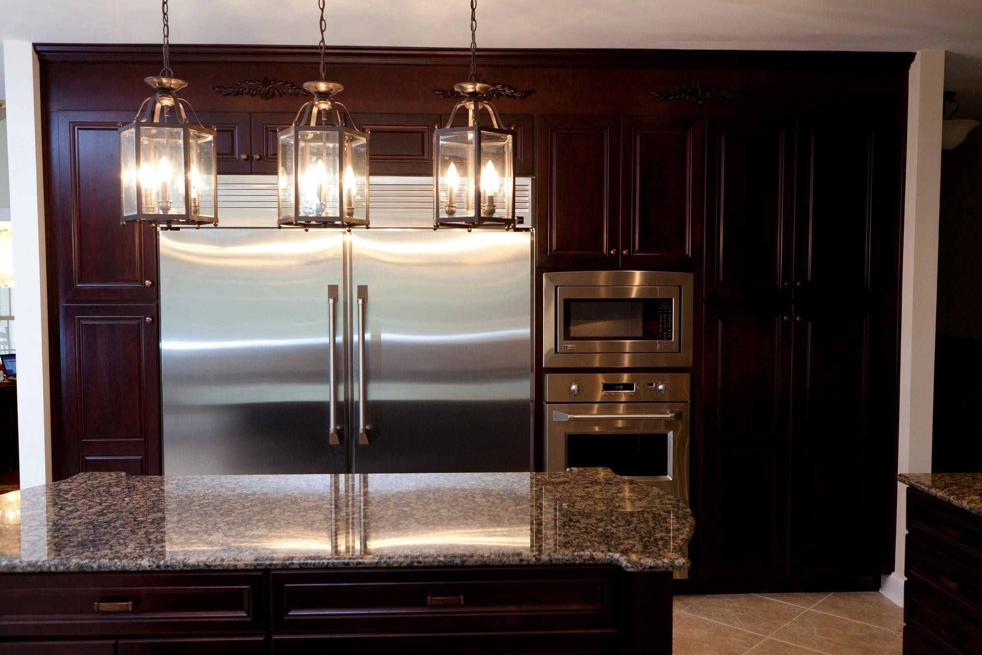 Kitchen : Simple Lantern Style With 3 Light Kitchen Island Regarding Triple Pendant Kitchen Lights (View 14 of 15)