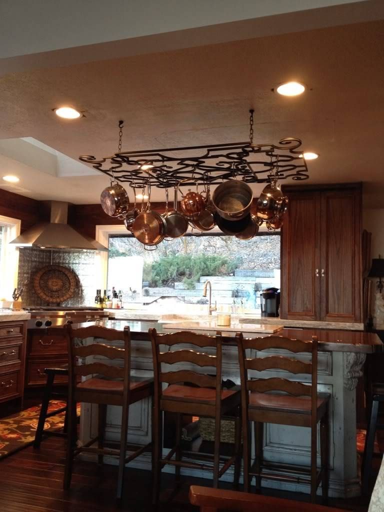 Kitchen: Stainless Steel Kitchen Racks | Lighted Pot Rack | Pot For Pot Holder Lights Fixtures (Photo 9 of 15)