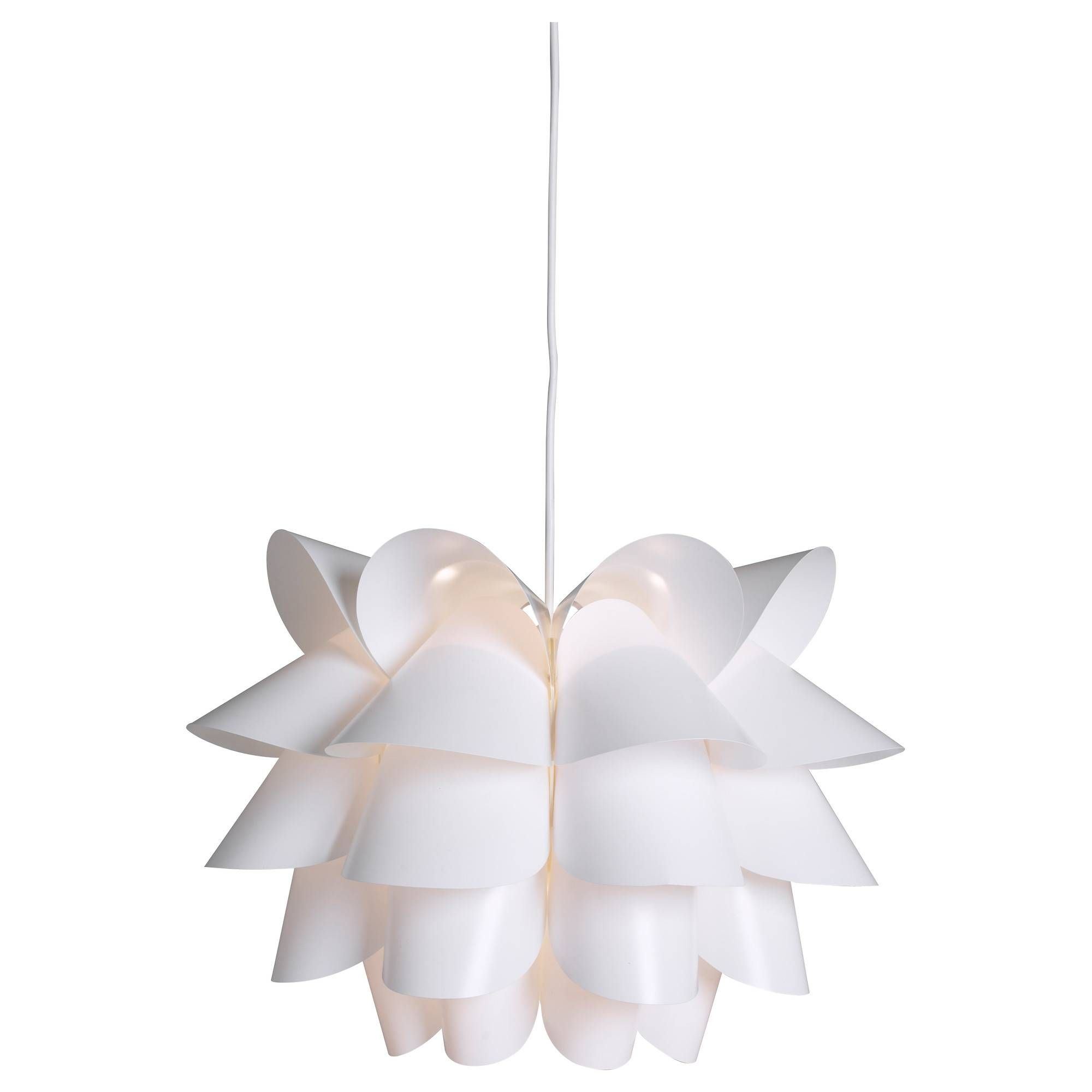 Knappa Pendant Lamp White – Ikea Throughout Ikea Ceiling Lights Fittings (Photo 1 of 15)