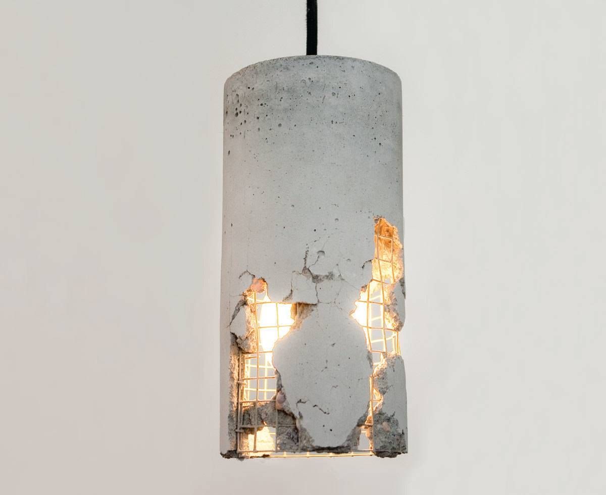 Lamps : Concrete Pendant Lamp Concrete Pendant Lamp Image Intended For Diy Concrete Pendant Lights (Photo 11 of 15)