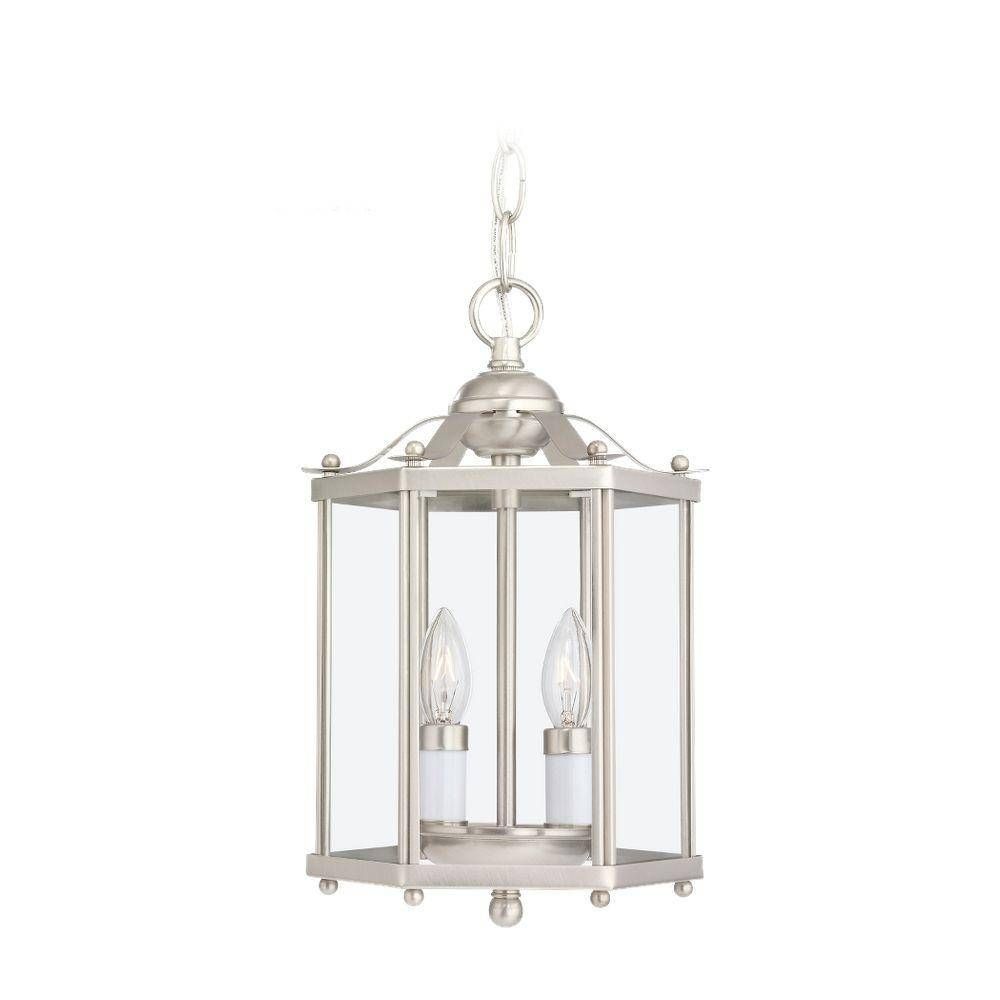 Lantern – Pendant Lights – Hanging Lights – The Home Depot Within Lantern Style Pendant Lights (View 12 of 15)