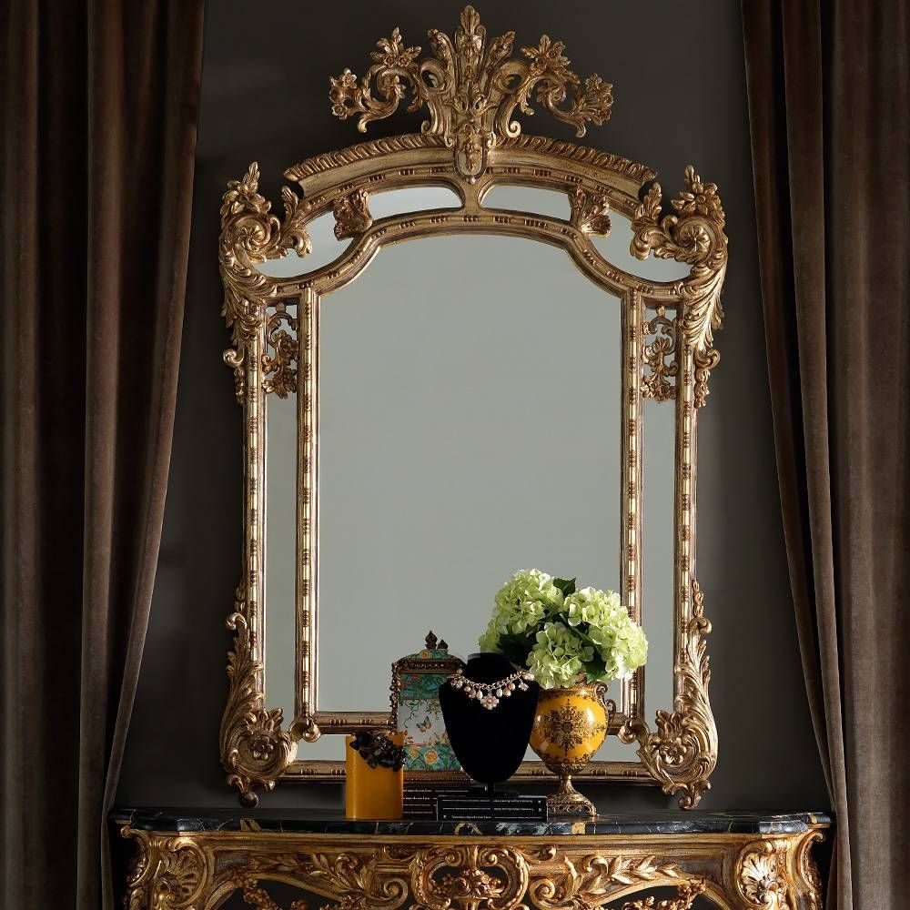 Large Gold Rococo Wall Mirror | Juliettes Interiors – Chelsea, London Inside Rococo Wall Mirrors (View 5 of 15)