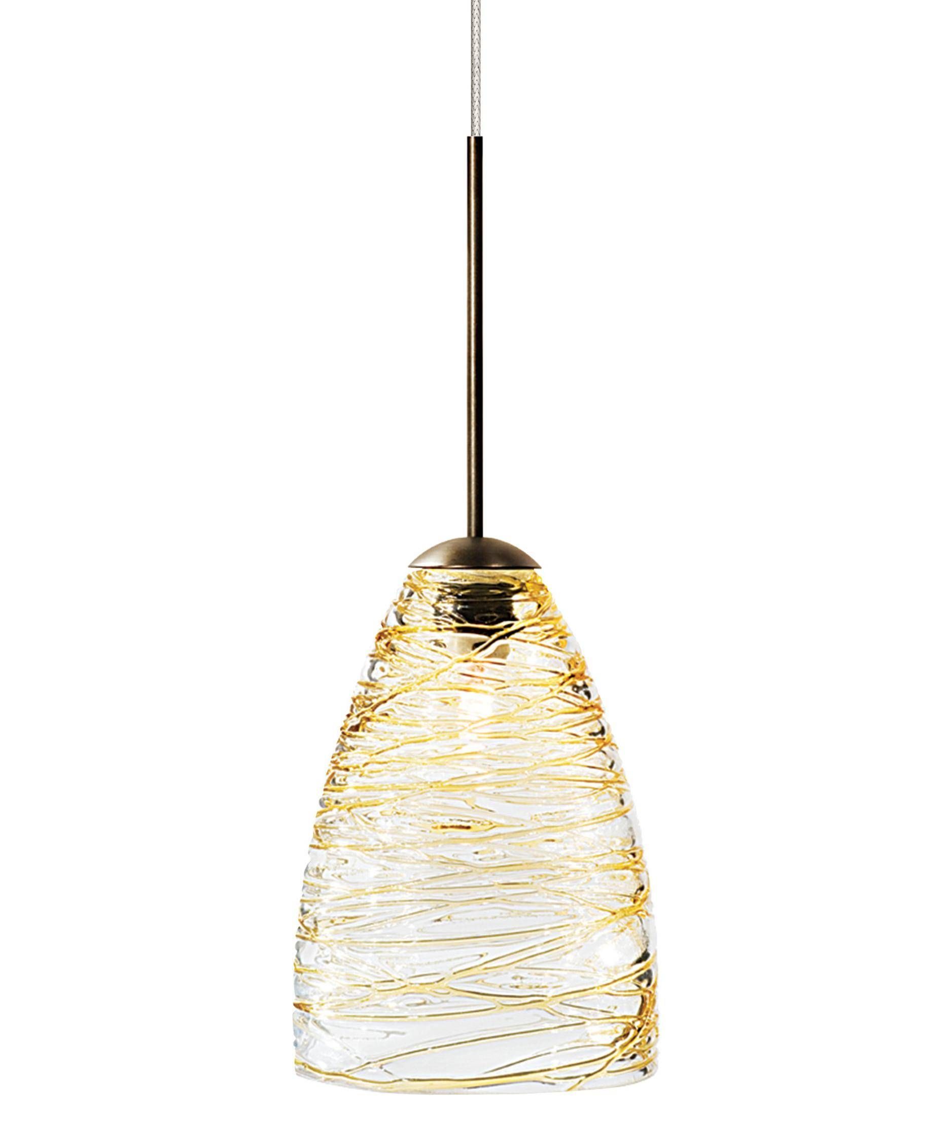 Lbl Lighting 377 Flow 4 Inch Wide 1 Light Mini Pendant | Capitol Intended For Brown Glass Pendant Lights (View 7 of 15)