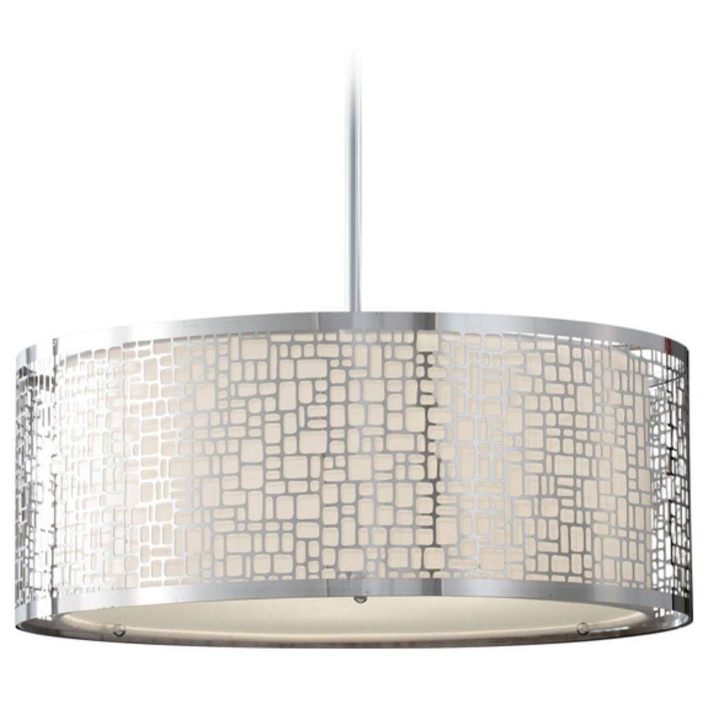 Lighting: Drum Pendant Lighting For Elegant Interior Lights Ideas With Barrel Pendant Lights (Photo 1 of 15)