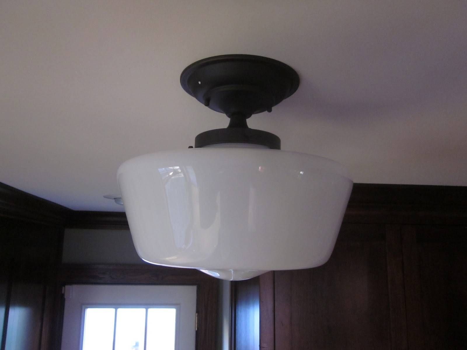 Lighting: Fascinating Schoolhouse Lighting For Modern Home Pertaining To Large Schoolhouse Pendant Lights (View 7 of 15)